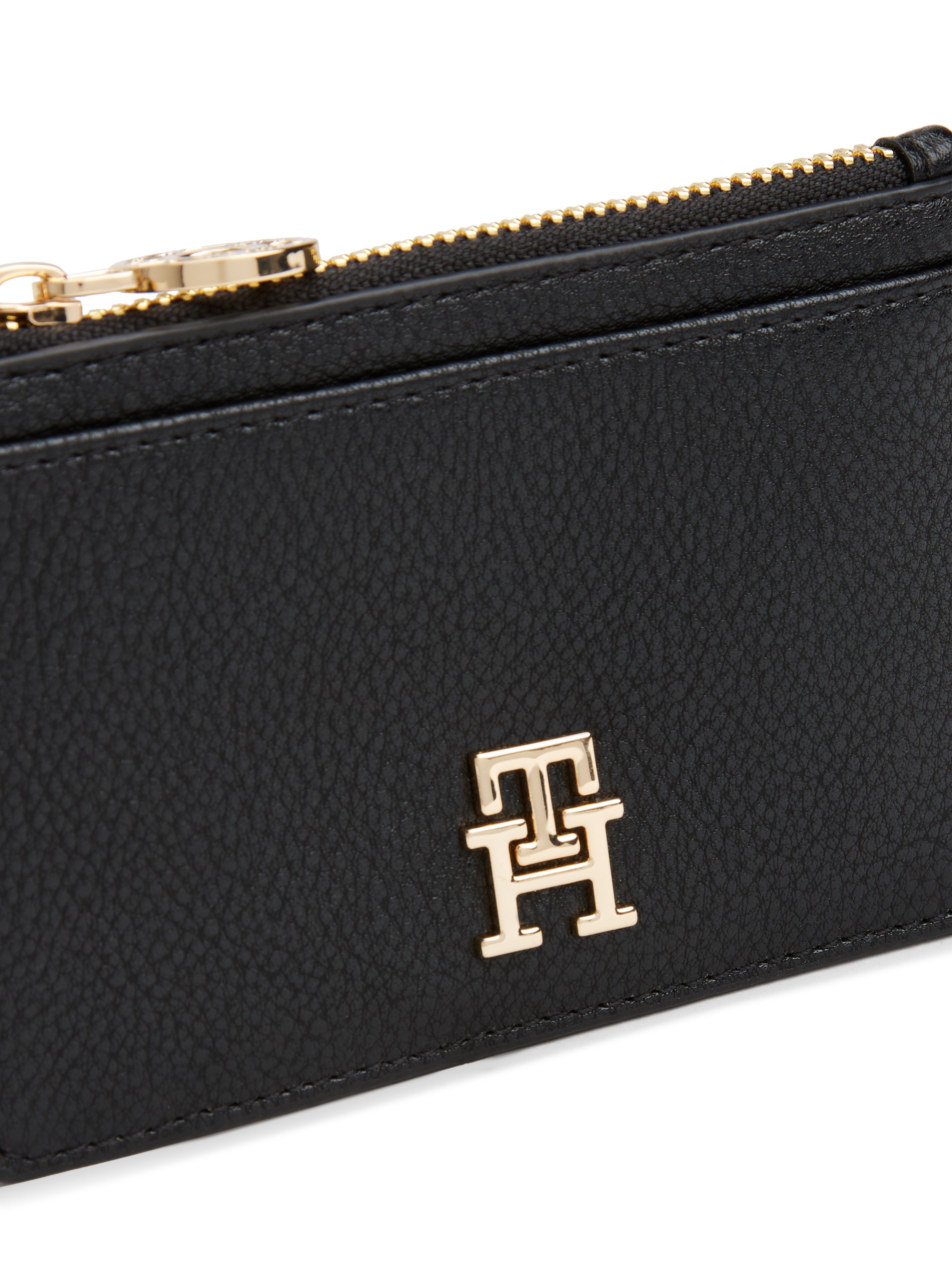 Tommy Hilfiger Kartenetui »TH DISTINCT LONG CC HOLDER«, Damen Geldbeutel, Portemonnaie mit TH-Logo-Schmuckelement