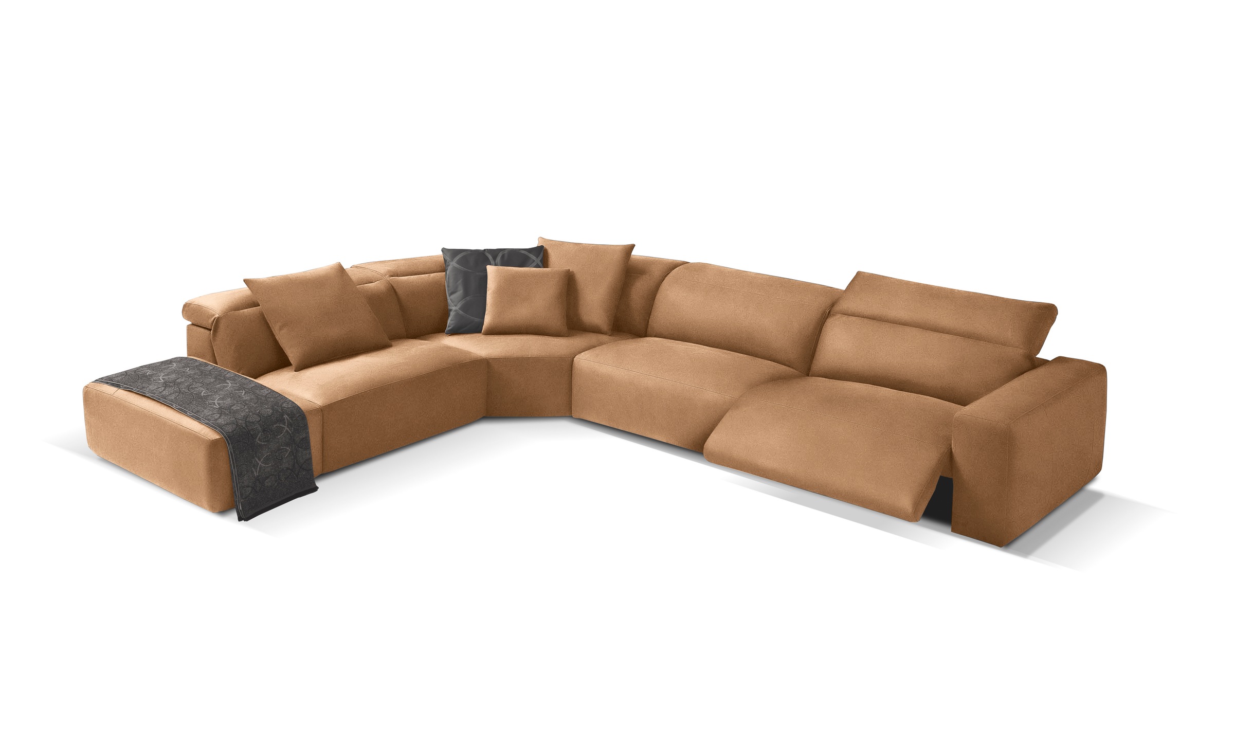 Egoitaliano Ecksofa »Beverly, extravangantes Designsofa mit erstklassigem S günstig online kaufen