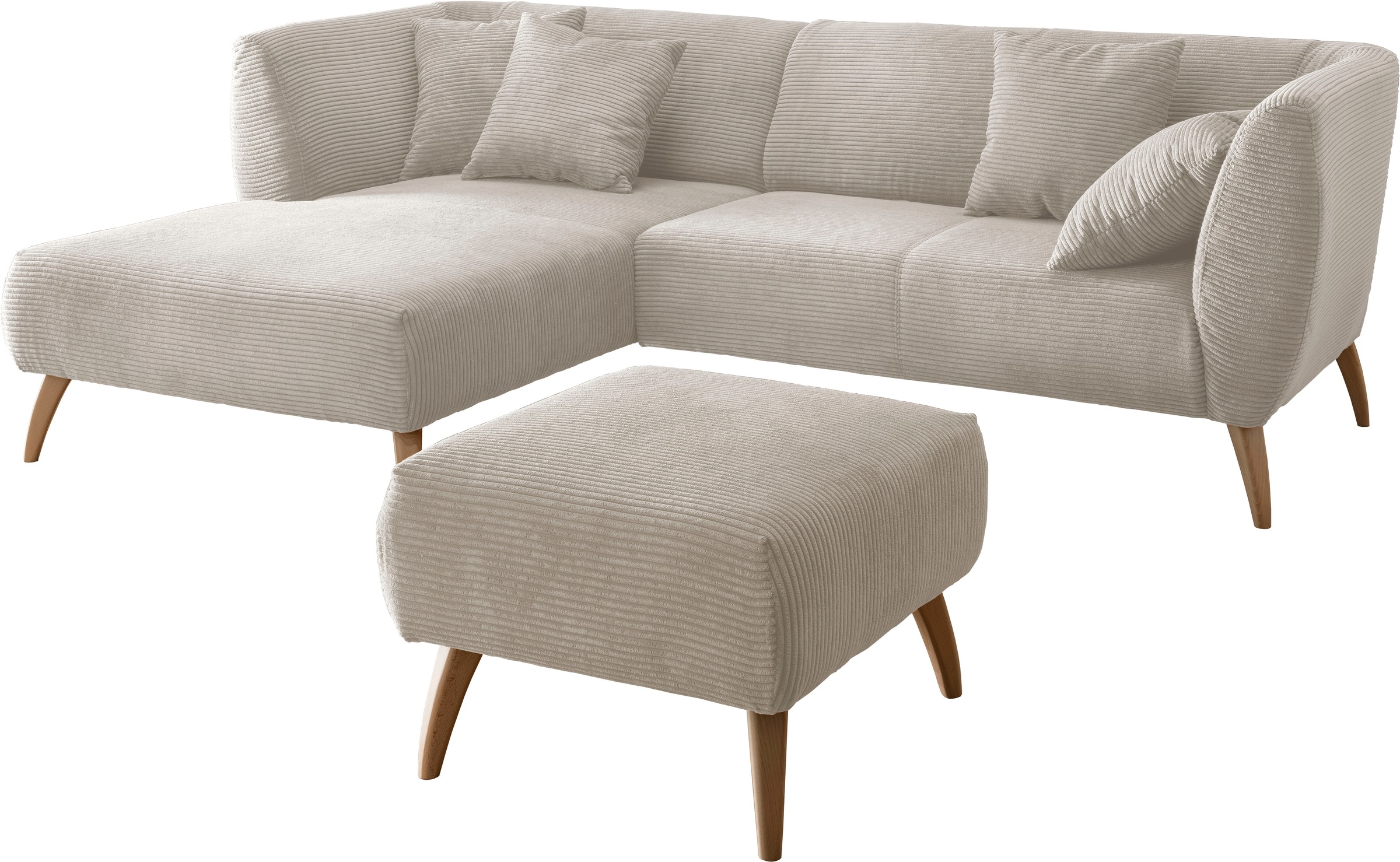 INOSIGN Ecksofa »Colori Polstermöbel mit zeitlos eleganter Rückenführung. L günstig online kaufen