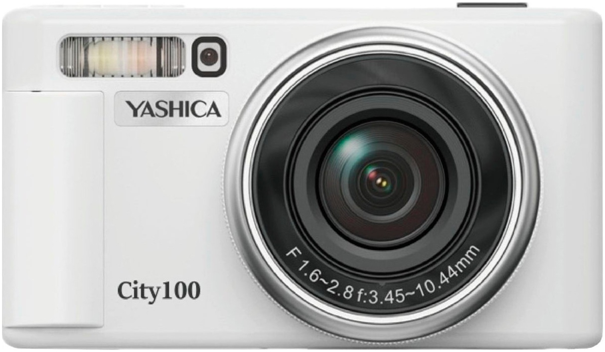 YASHICA Kompaktkamera »City 100«, 13, 3 fach fach x opt. Zoom, WLAN weiß