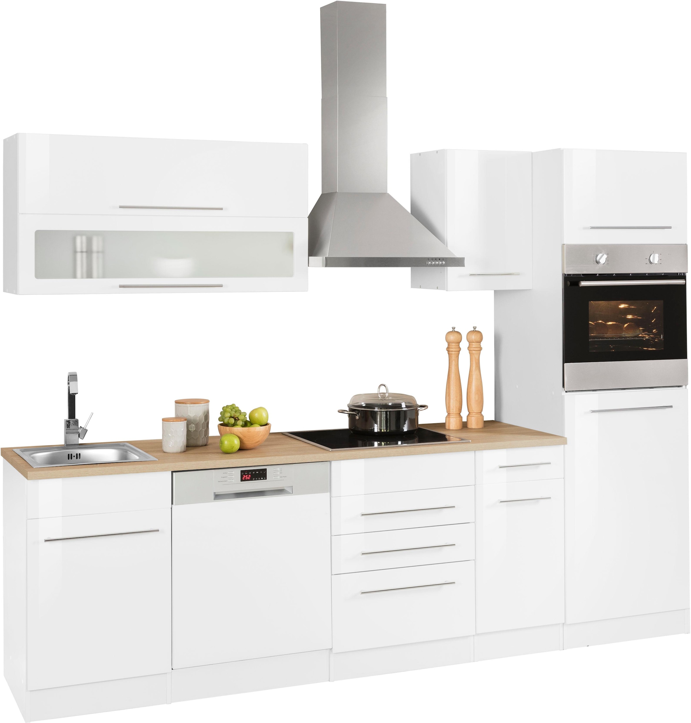 KOCHSTATION Küchenzeile »KS-Eton«, ohne E-Geräte, Breite 270 cm