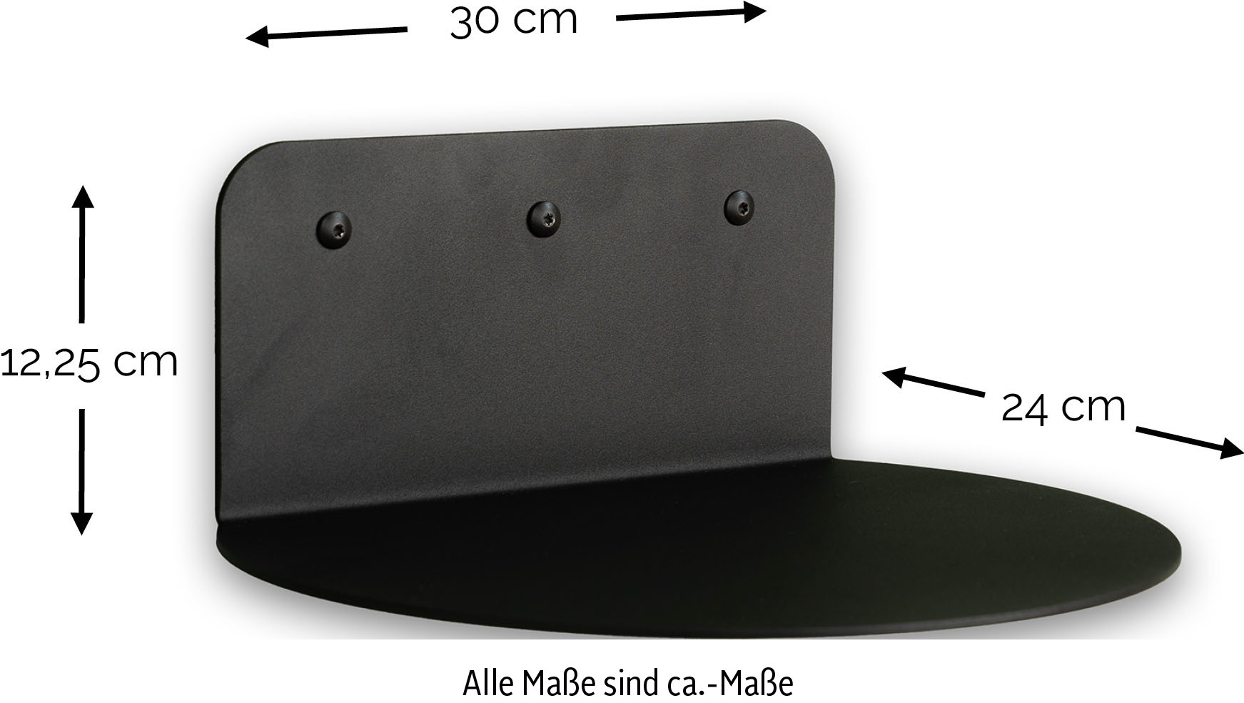 Spinder Design Wandregal »FLEX«, (1 St.), Multifunktionales Wandregal aus Stahl