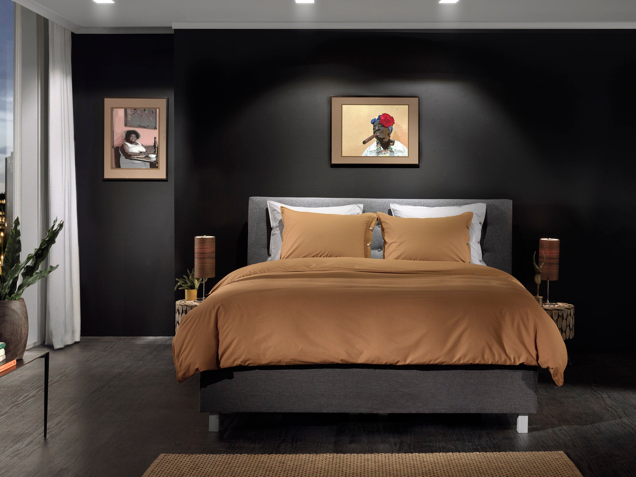 YELLOW Bettwäsche »Percale« 2 tlg. Uni Design, 100% Baumwolle ab 135x200 cm günstig online kaufen