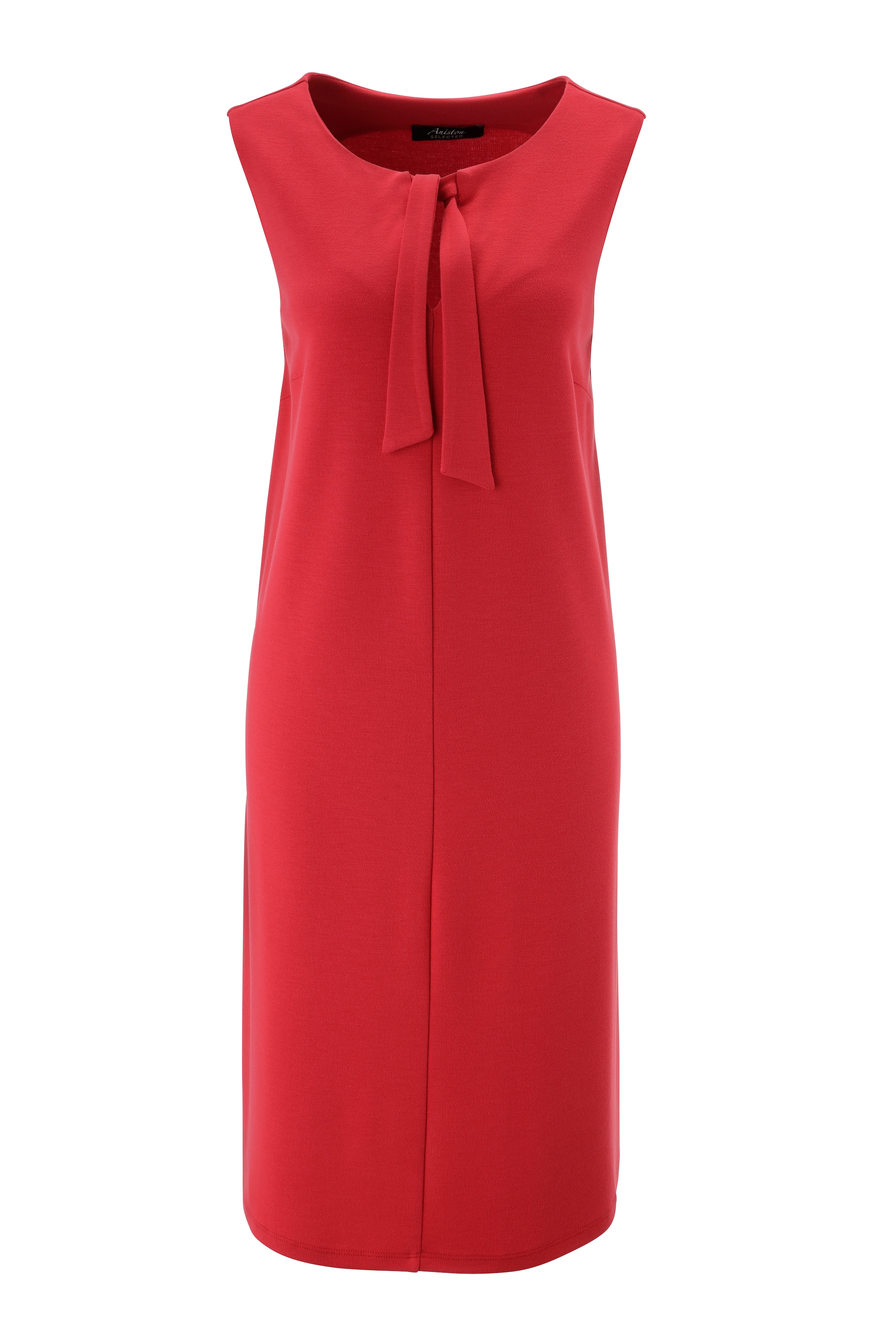 Aniston SELECTED Jerseykleid mit raffinierten Ausschnitt und Bindebänder
