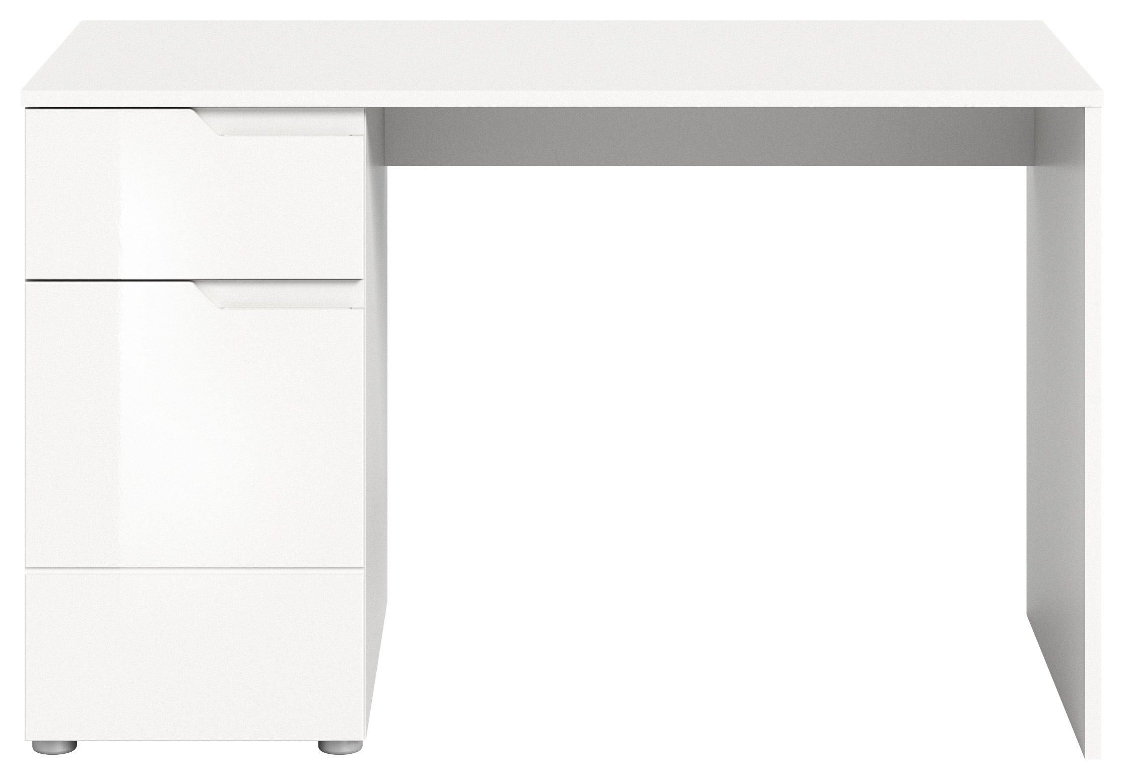 INOSIGN Schreibtisch »CAPRI, 1 Schubkasten & 1Tür inkl. eingefasster Griffm günstig online kaufen