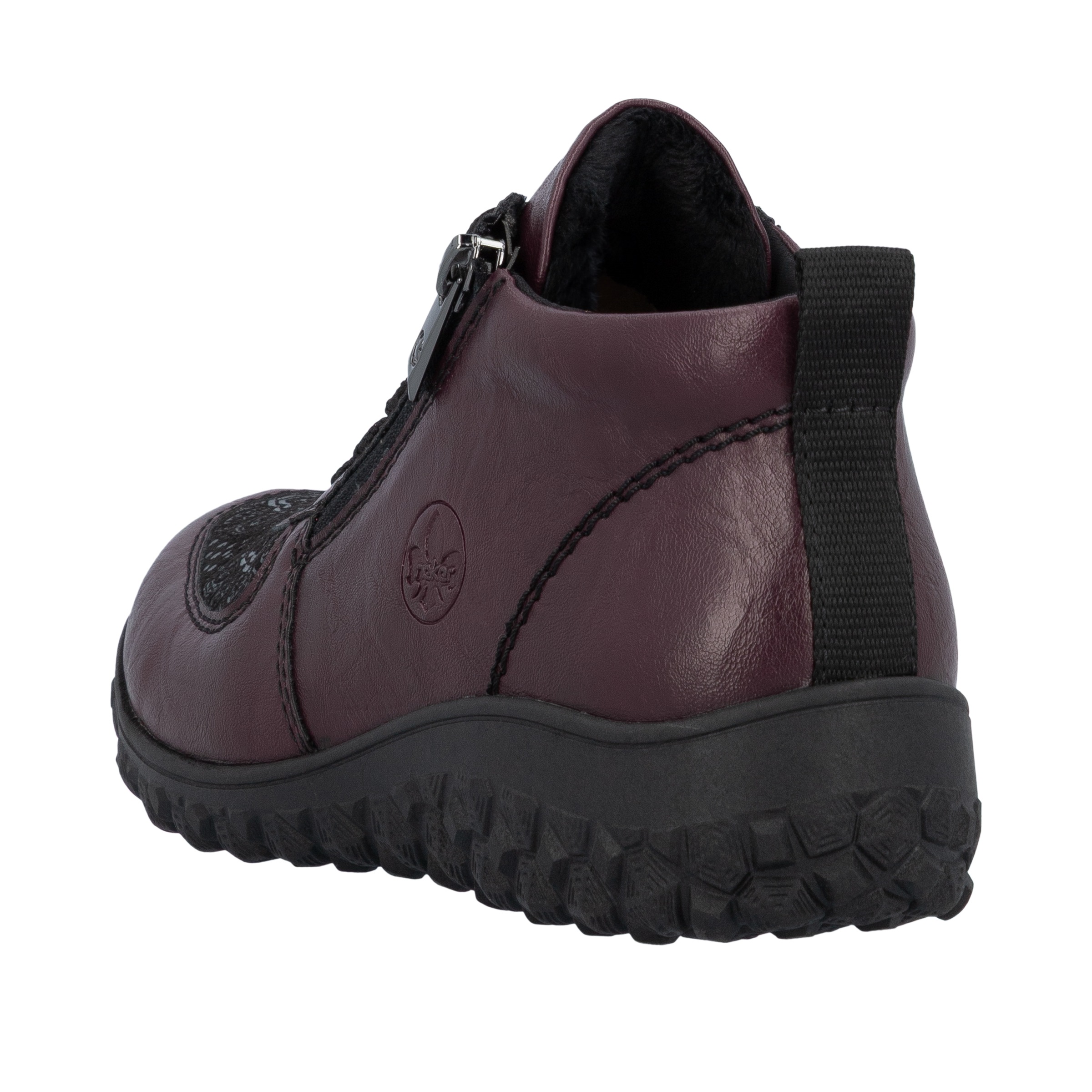 Rieker Sneakerboots, High Top Sneaker, Schnürboots, Stiefelette mit weichem Schaftrand