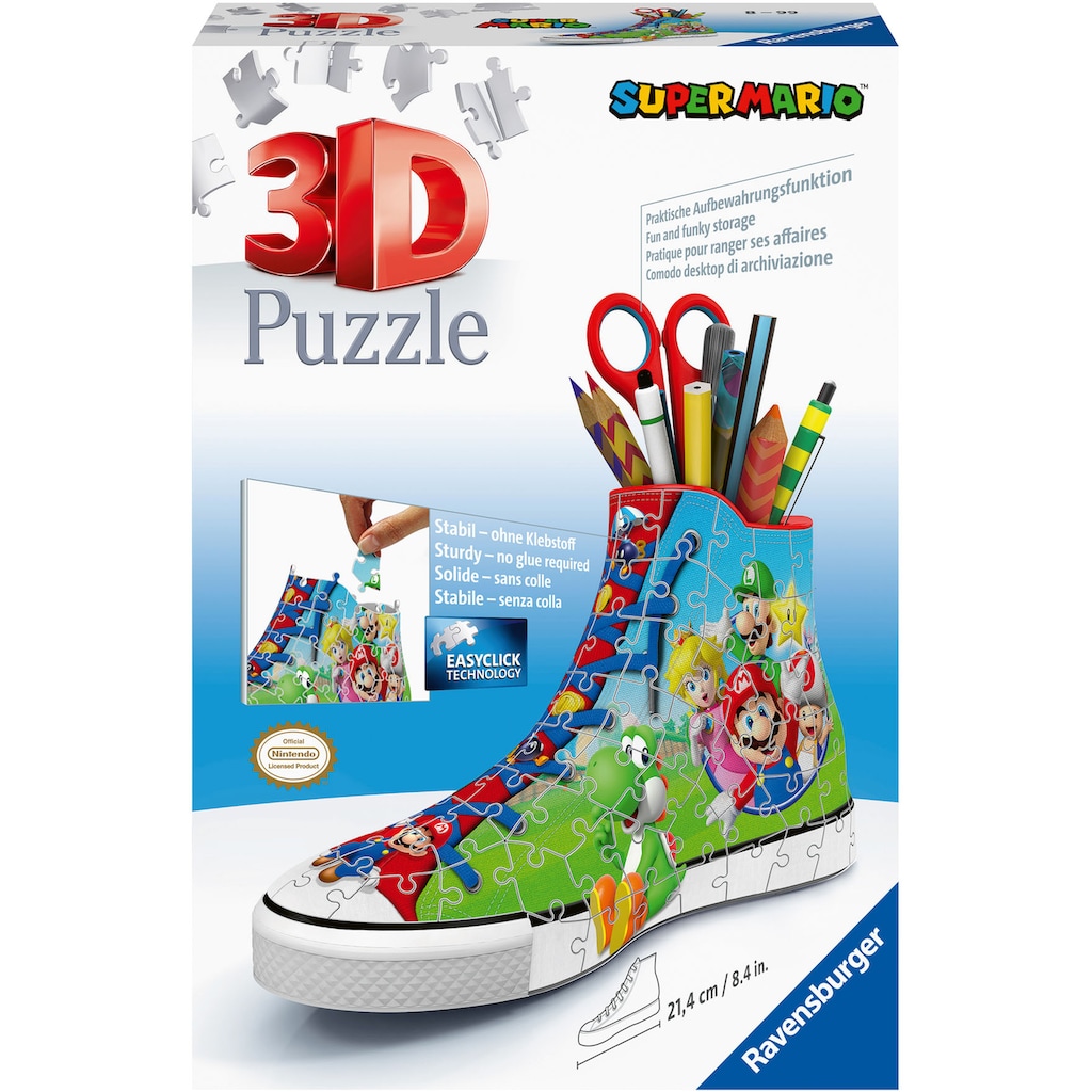 Ravensburger 3D-Puzzle »Sneaker Super Mario«, FSC® - schützt Wald - weltweit; Made in Europe