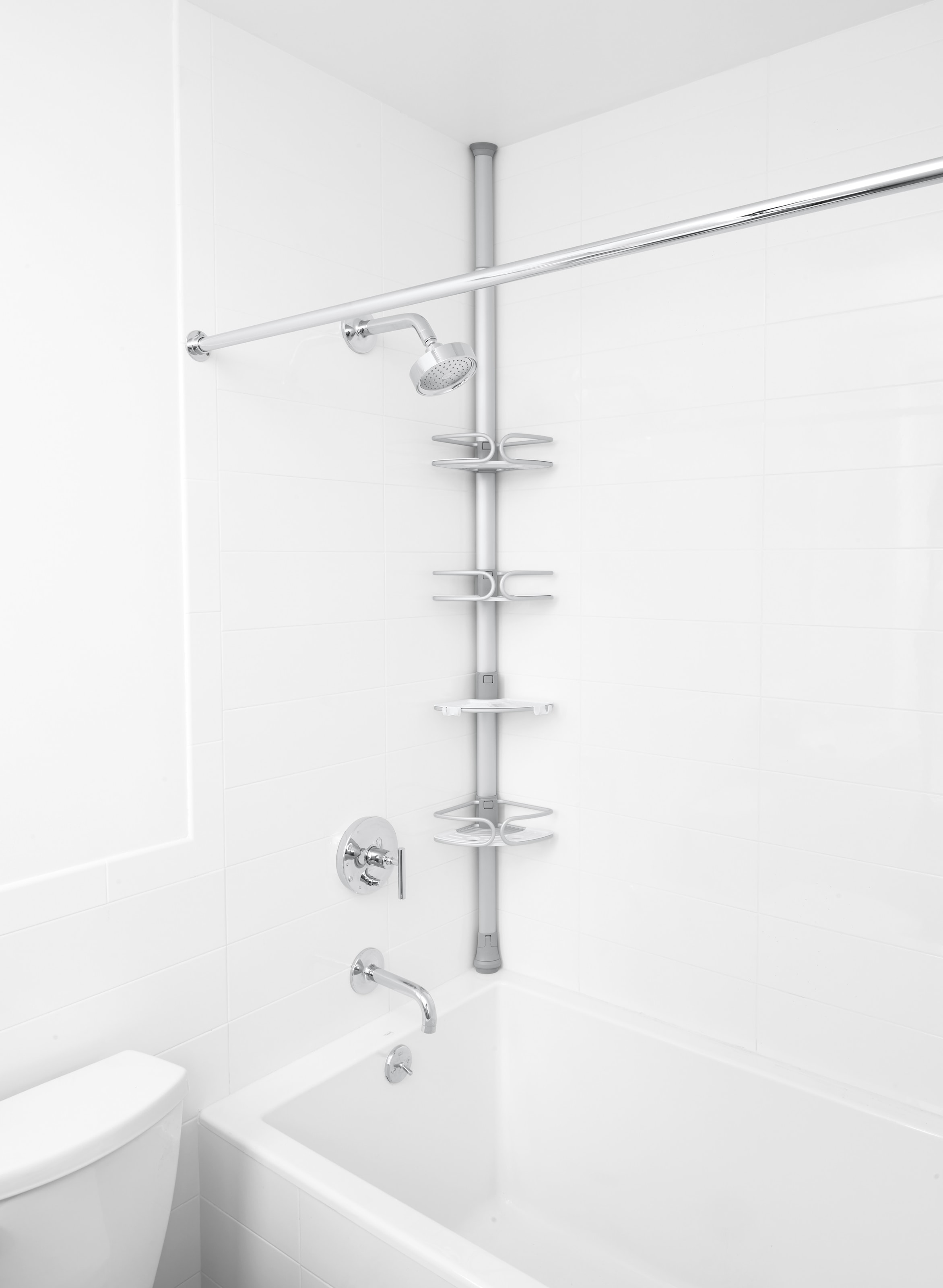 OXO Good Grips Regalelement »Teleskop-Duschregal aus Aluminium« 1 Stk. tlg. schnell ausziehbar