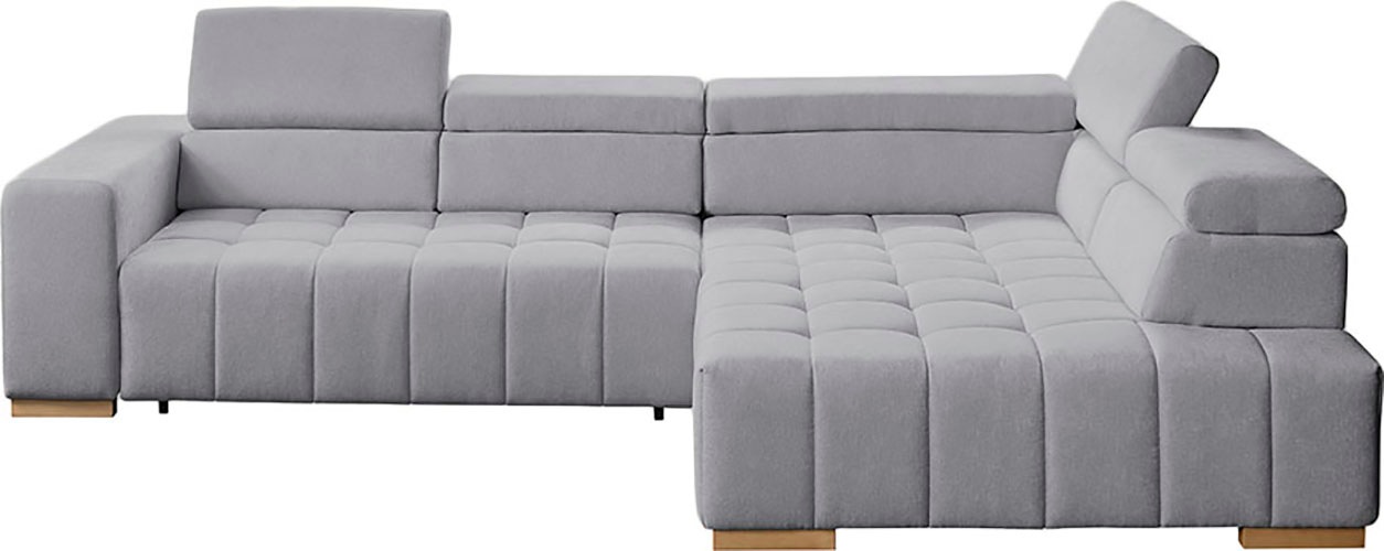 exxpo - sofa fashion Ecksofa »Elianos, hoher Sitzkomfort, aufwendige Kreuzs günstig online kaufen