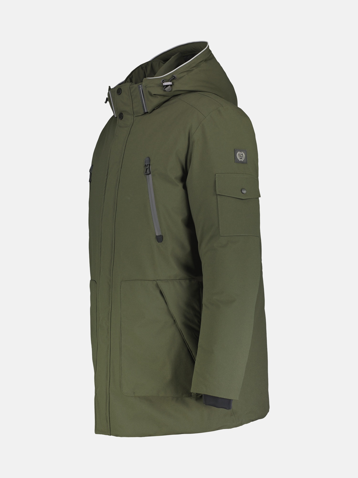 LERROS Outdoorjacke »LERROS Wasserdichter Winter-Parka mit Kapuze«, mit Kapuze, Wasser- und windabweisend, atmungsaktiv