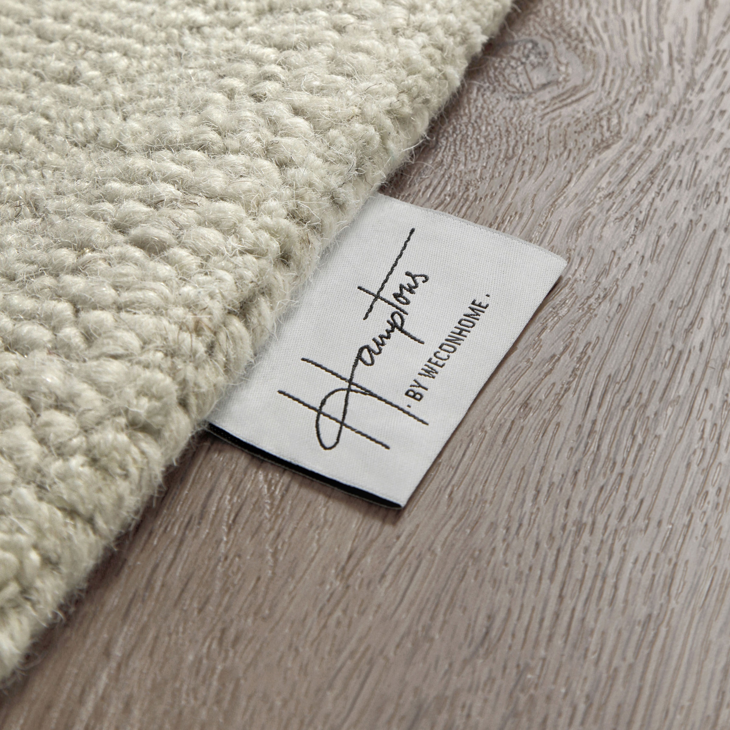 Wecon home Teppich »Hamptons TWENTYEIGHT«, rund, 15 mm Höhe, Kurzflor, Wohnzimmer, Schlafzimmer, elegant, robust, Lineares Design