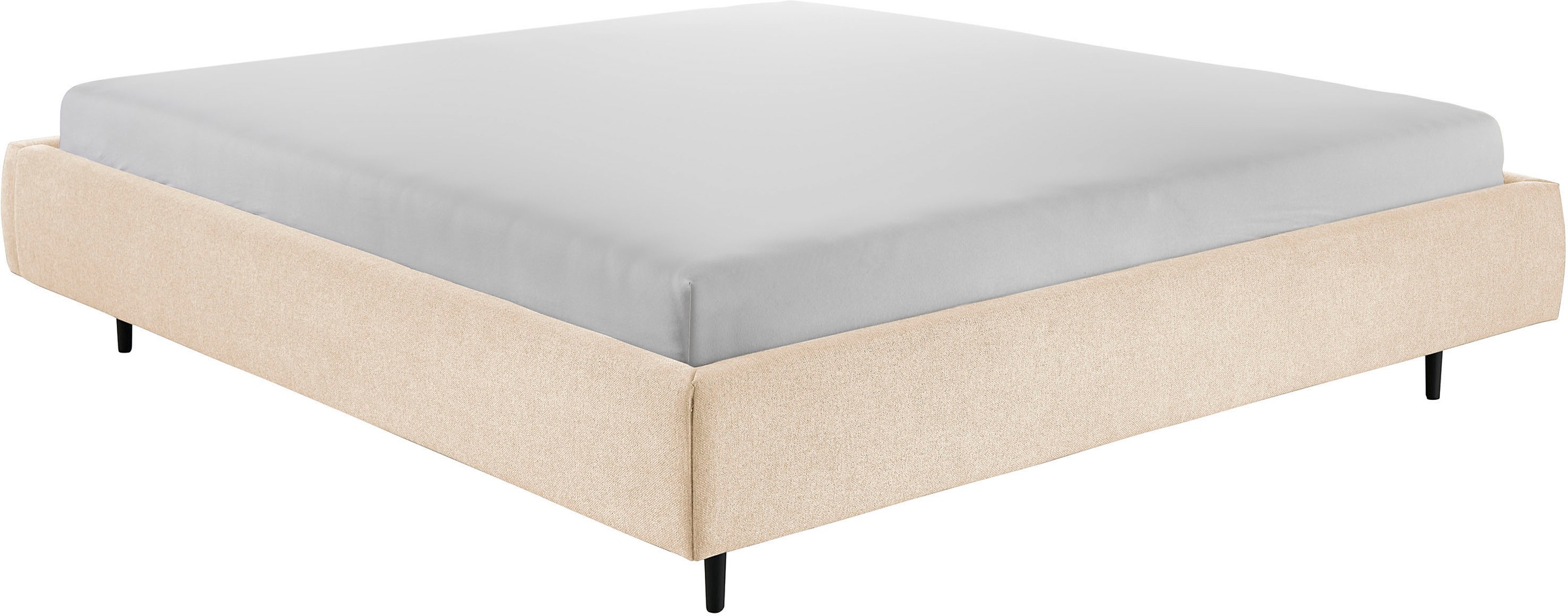 Home affaire Polsterbett »Lumira, rahmenhohes Design & wahweise Überlänge« inkl. 7-fache Einlegetiefenverstellung & saugroboterfreundliche Höhe