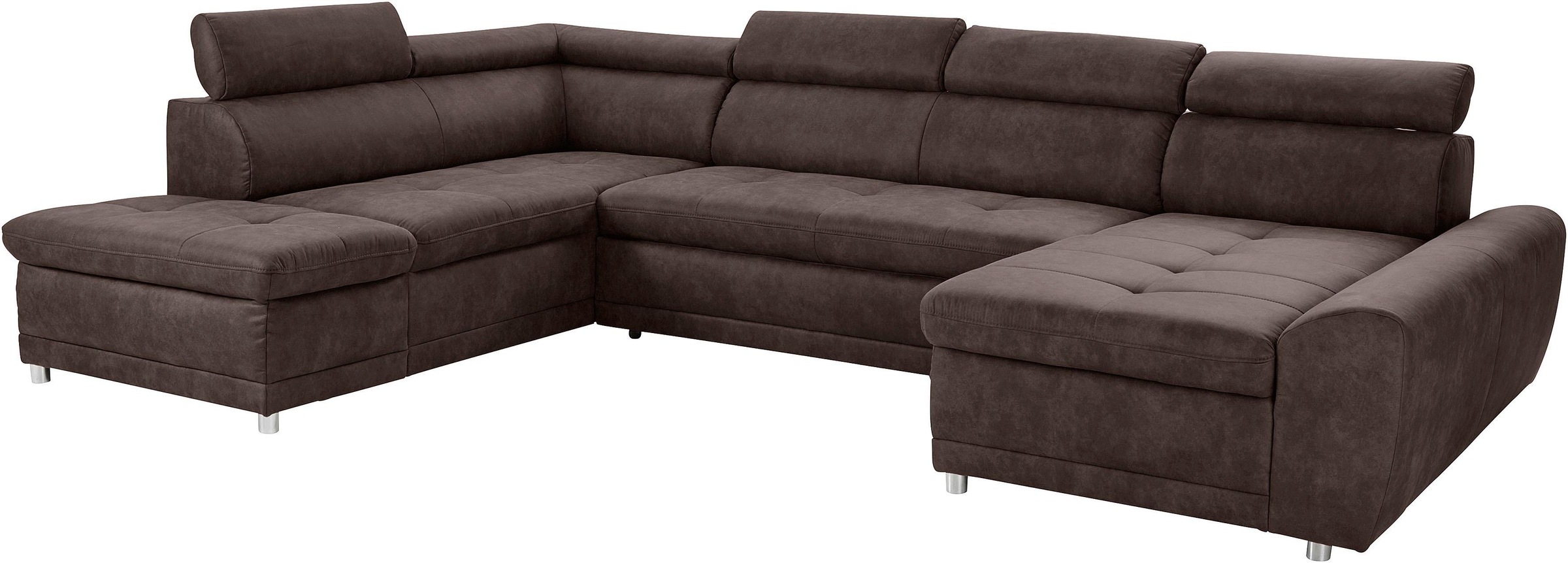 sit&more Wohnlandschaft »Riva U-Form«, wahlweise mit Bettfunktion