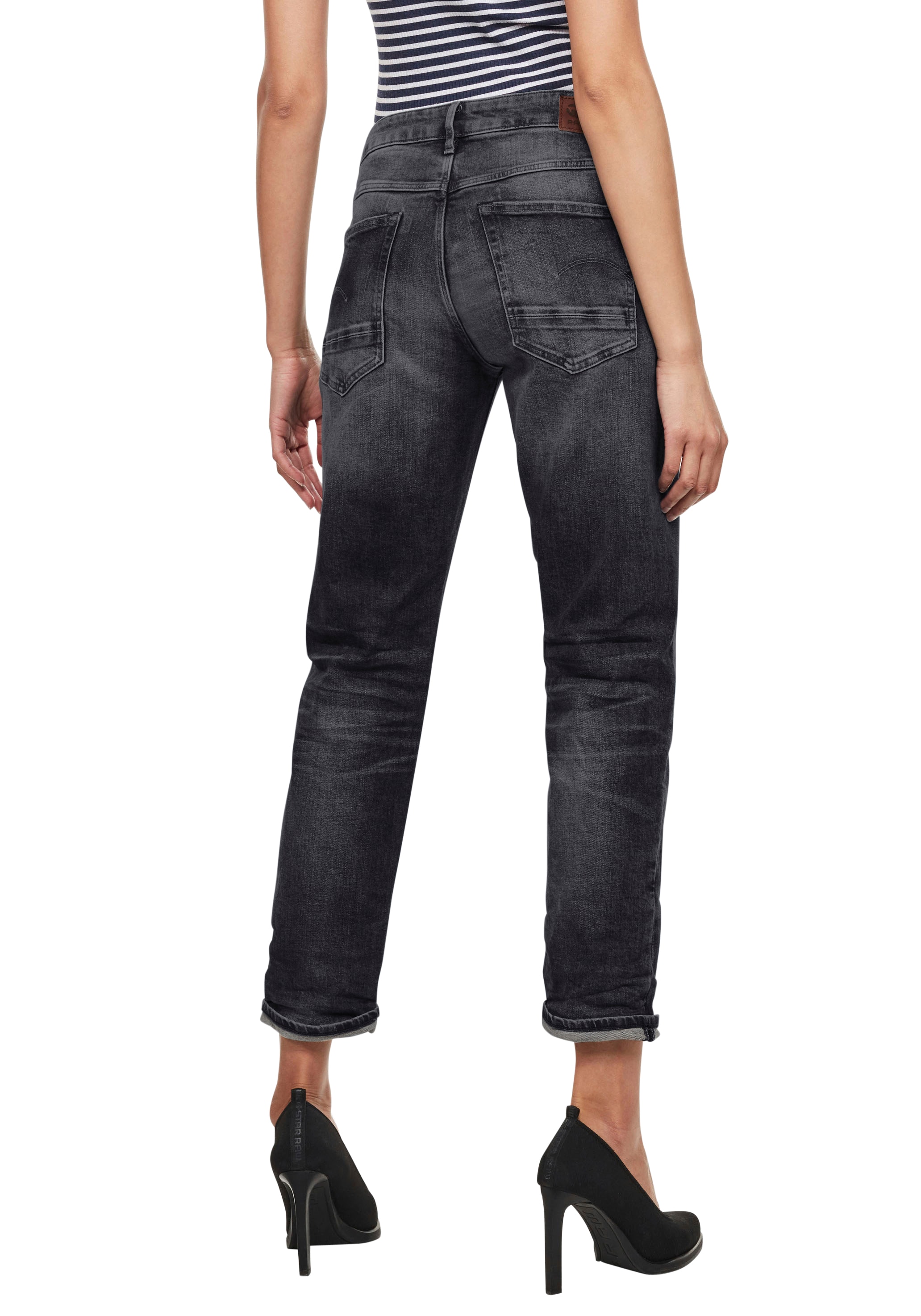 G-STAR Boyfriend-Jeans »Kate Boyfriend«, mit authentischen Used Effekten
