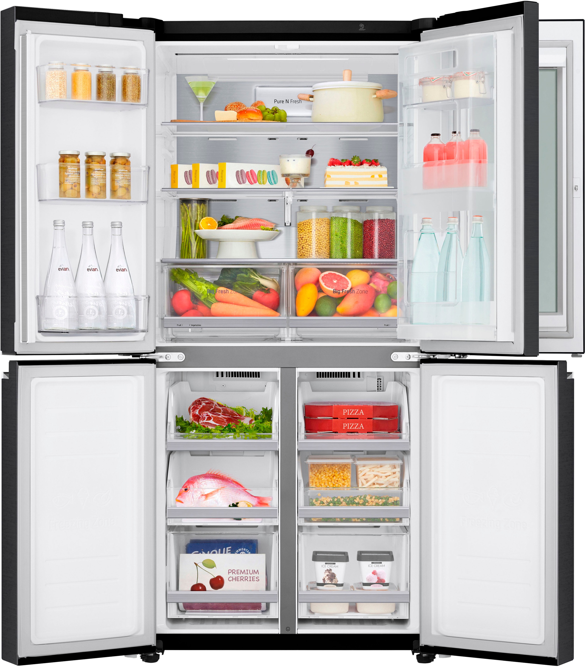 LG Multi Door »GMQ844MC5E«, InstaView™