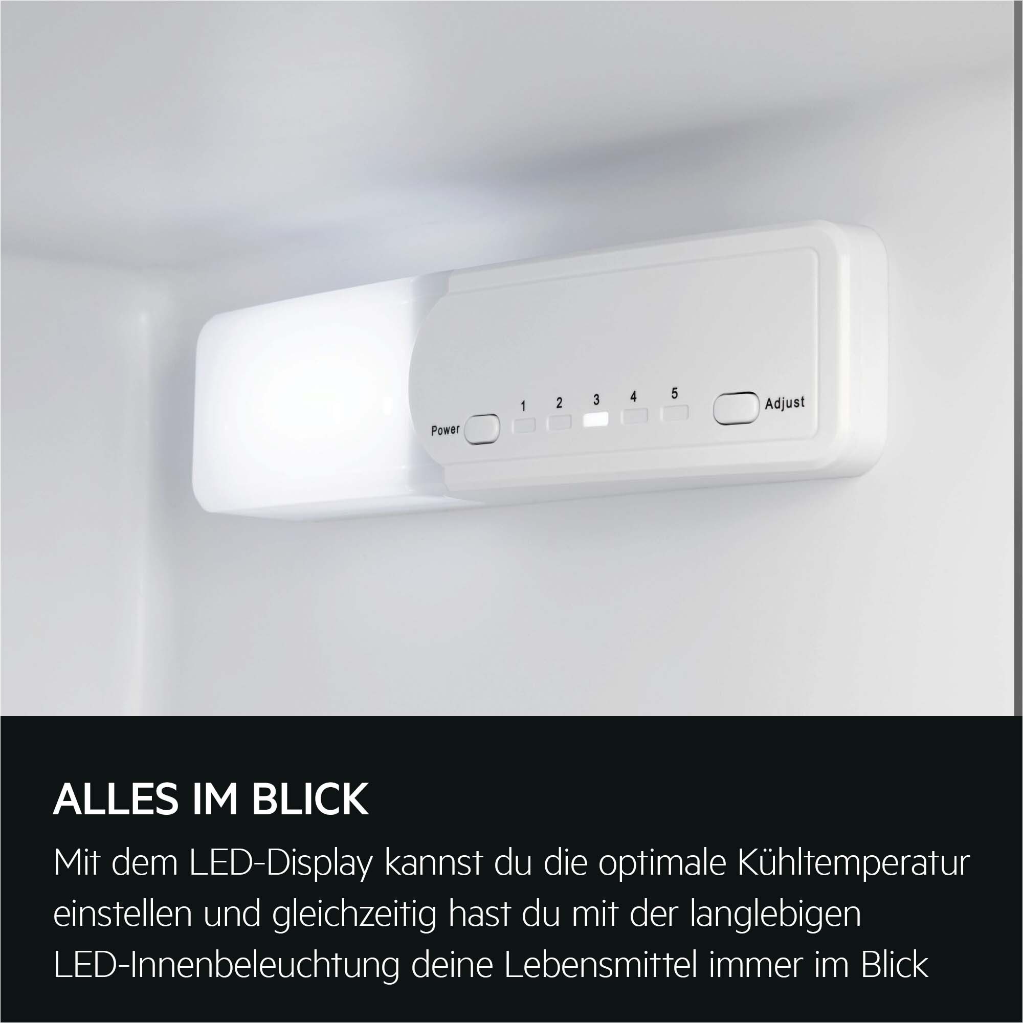 AEG Einbaukühlgefrierkombination 3000 »TD3SS141ES« 144 cm hoch 54 cm breit LowFrost – weniger Eisbildung im Gefrierfach für selteneres Abtauen
