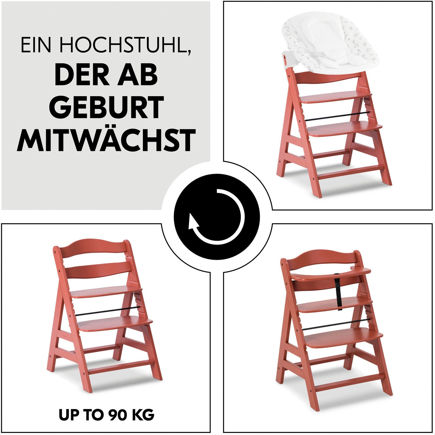 Hauck Hochstuhl »Alpha+, Cork«, FSC® - schützt Wald - weltweit