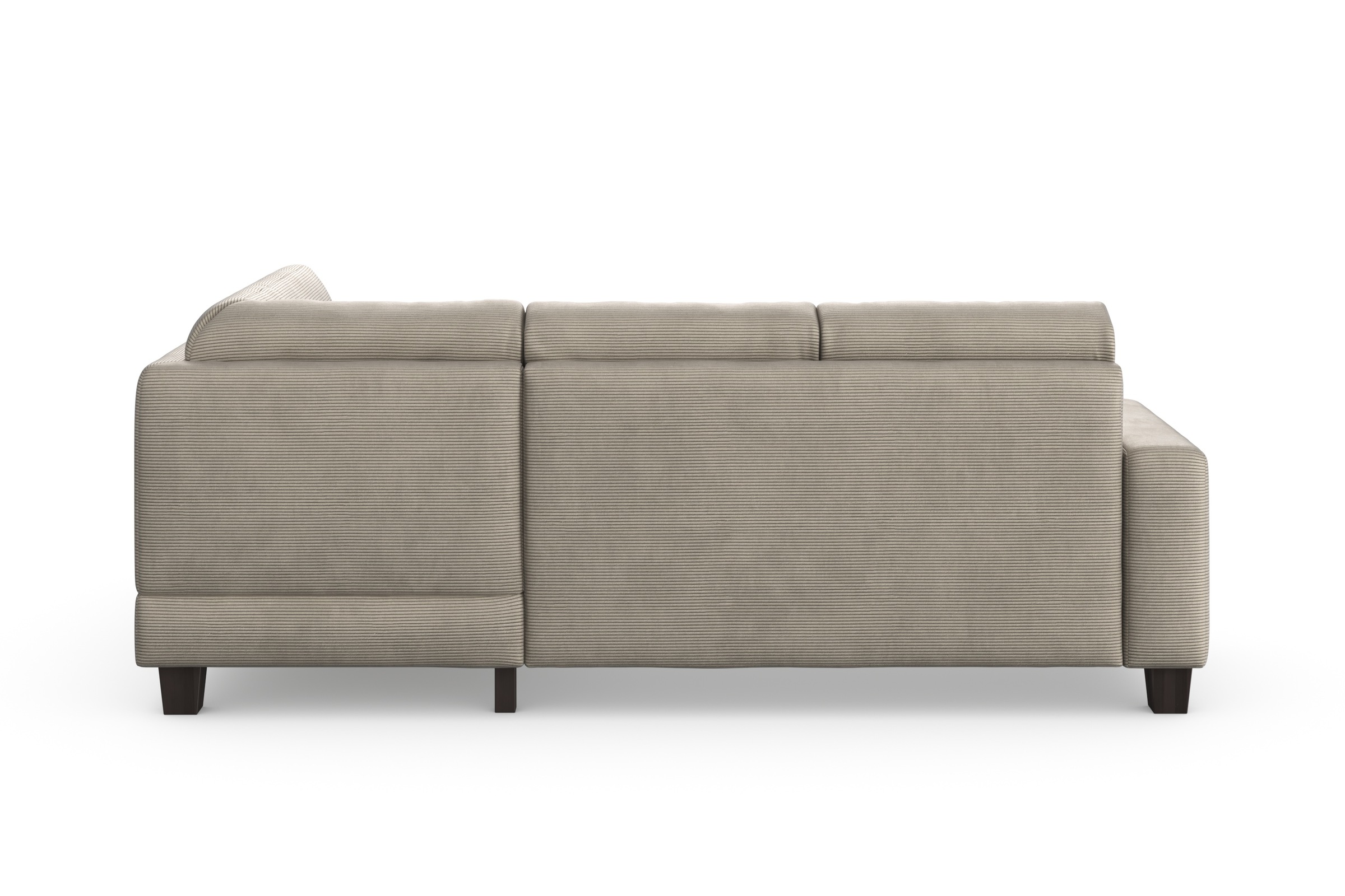 Home affaire Ecksofa »Summer L-Form«, mit Ottomane, mit oder ohne Bettfunktion und Bettkasten, Cord-Bezug
