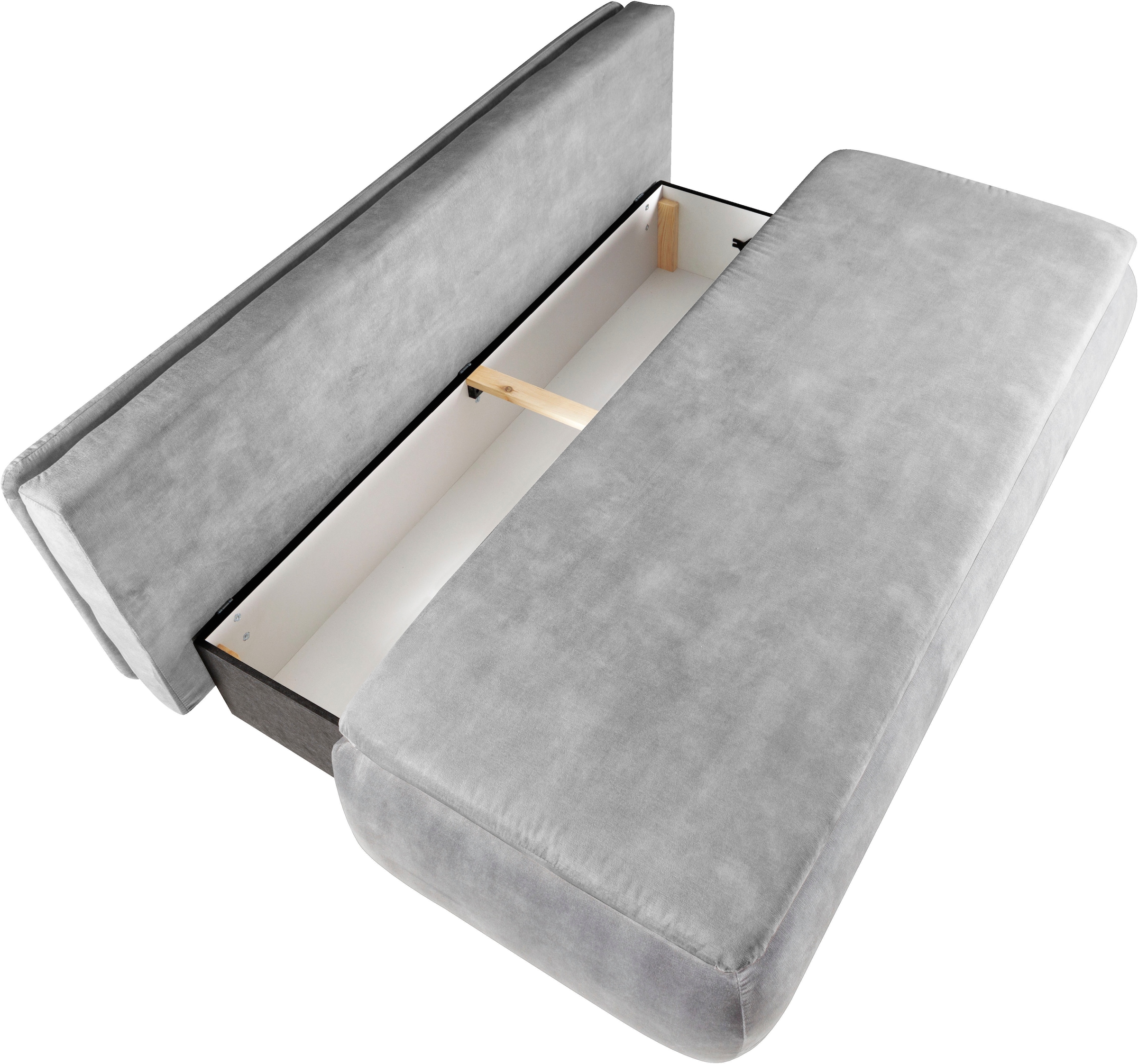 WERK2 Schlafsofa »Tekla LED«, 2-Sitzer Schlafcouch mit Bettkasten & stylischer RGB-LED-Beleuchtung