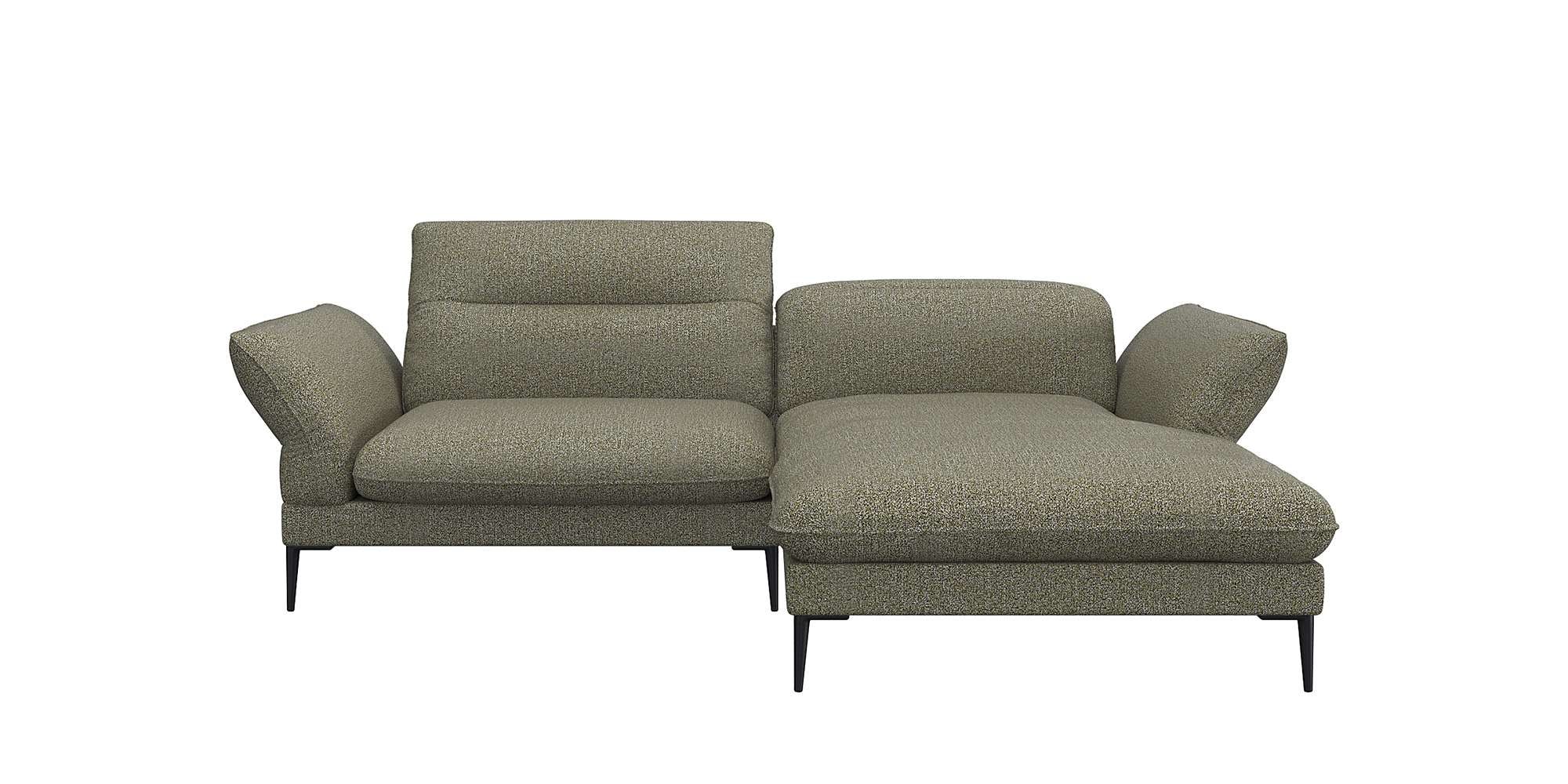 FLEXLUX Ecksofa »Salino, Funktionssofa mit Recamiere, Relaxsofa, Ecksofa«, günstig online kaufen