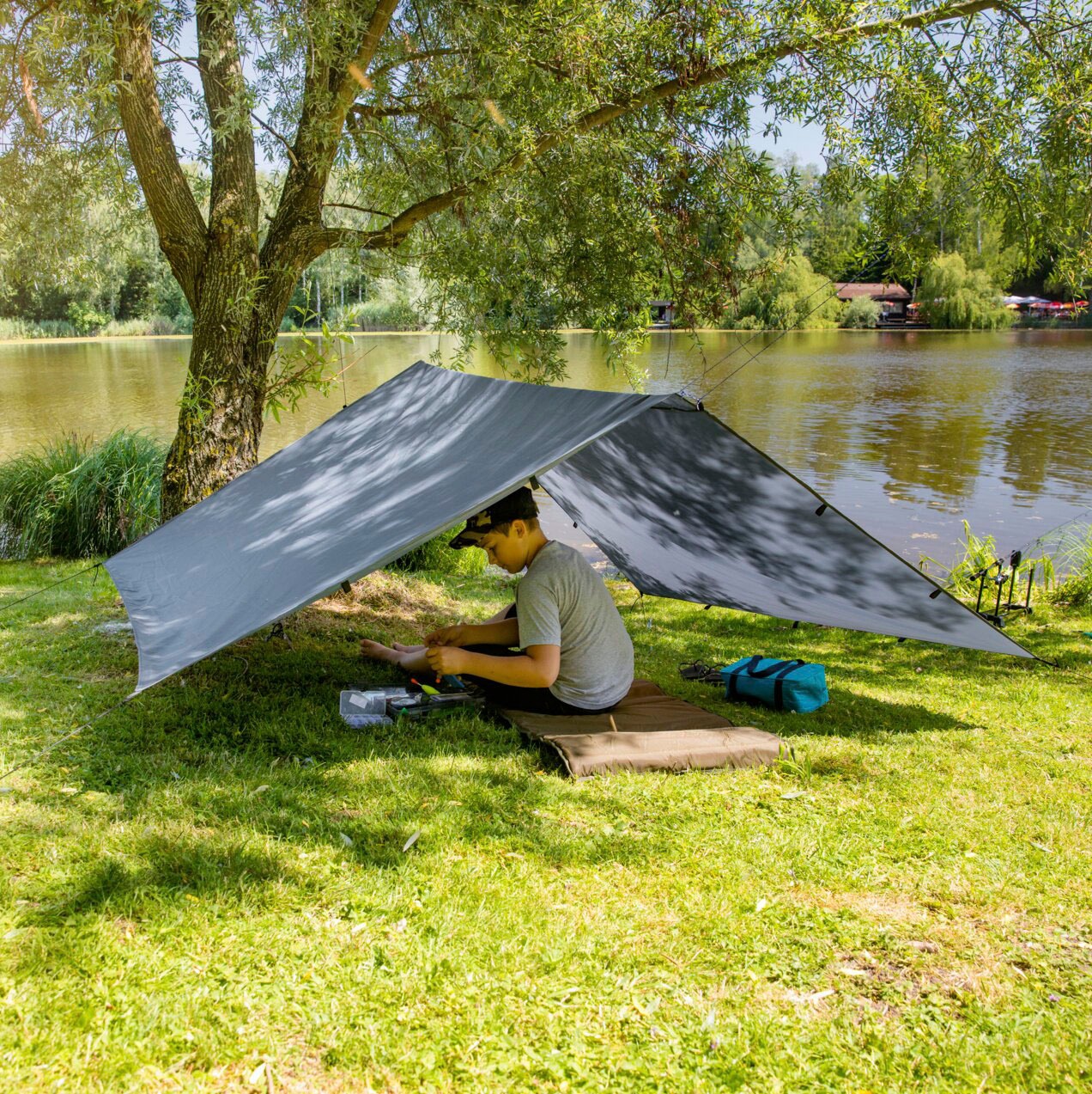 Windhager Schutzplane »Premium RIPSTOP«, LxB: 5x4 m, einsetzbar als Unterlage, Zeltplane oder Tarp