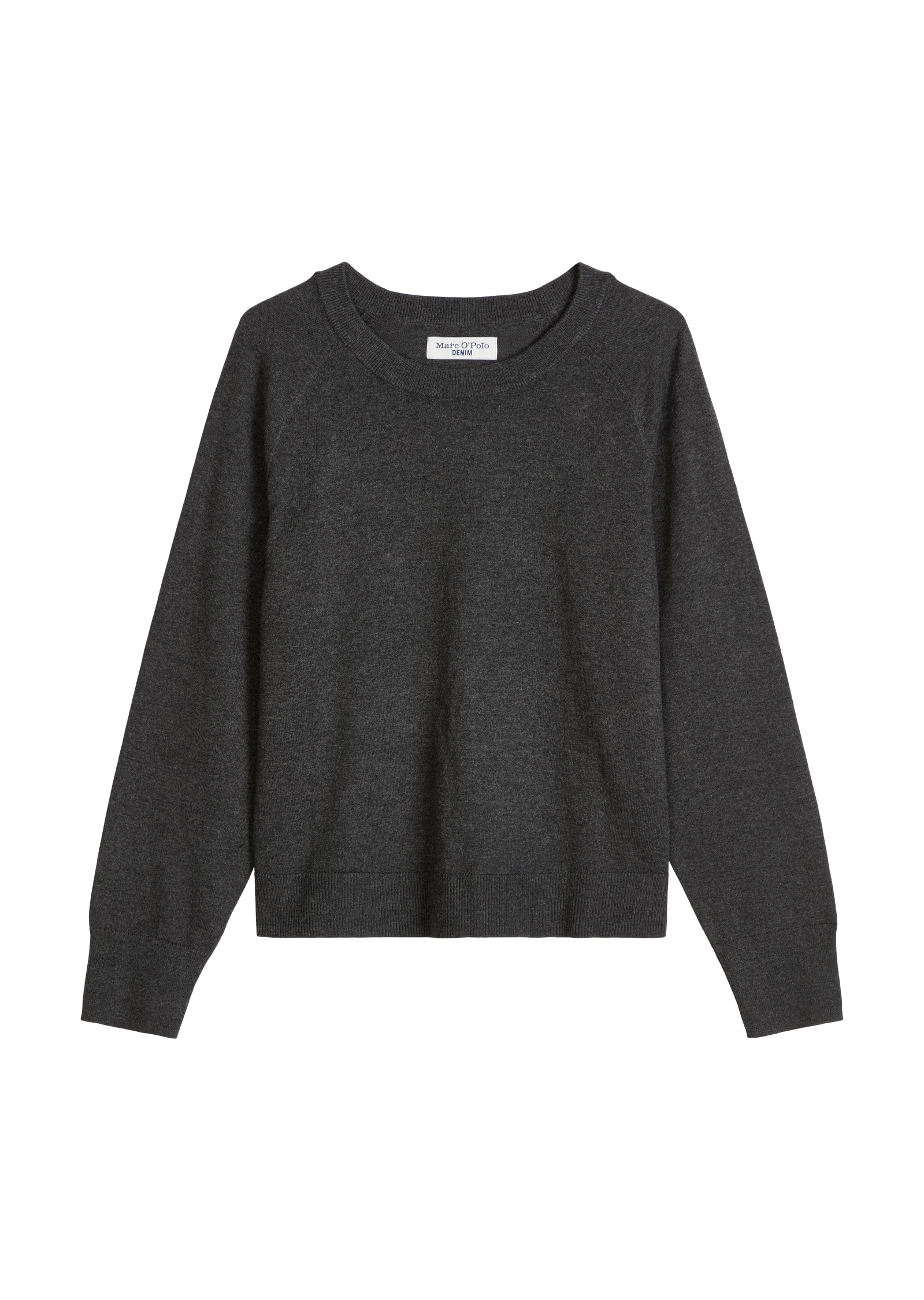 Marc O'Polo DENIM Rundhalspullover regular fit, Strick, aus Soft Cotton Stretch, Raglanärmel