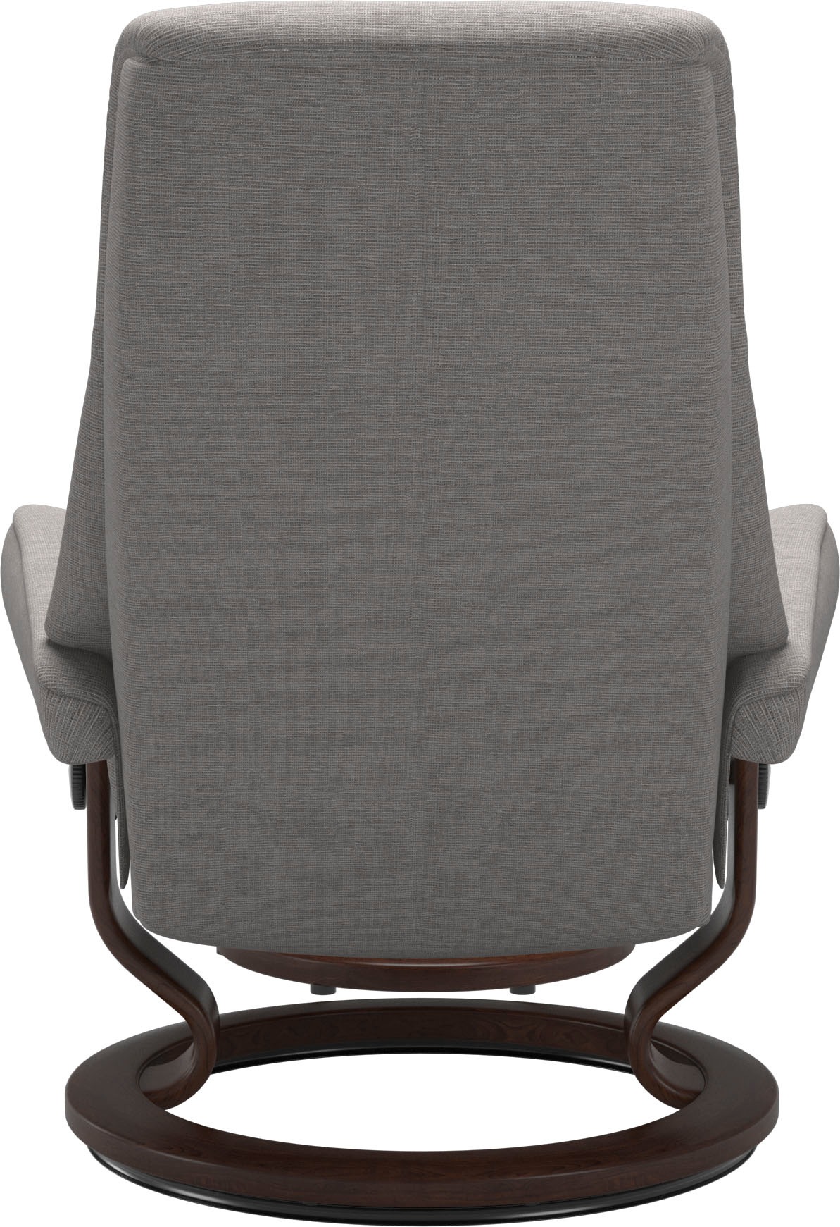 Stressless® Relaxsessel »View«, (Set, Relaxsessel mit Hocker), mit Classic Base, Größe M,Gestell Braun