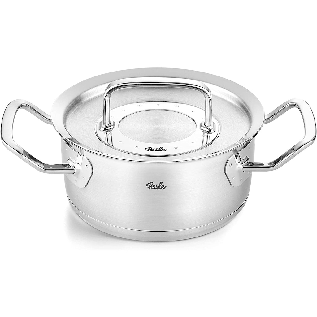 Fissler Bratentopf »ORIGINAL-PROFI COLLECTION® Bratentopf«, Edelstahl 18/10, (2 tlg.)