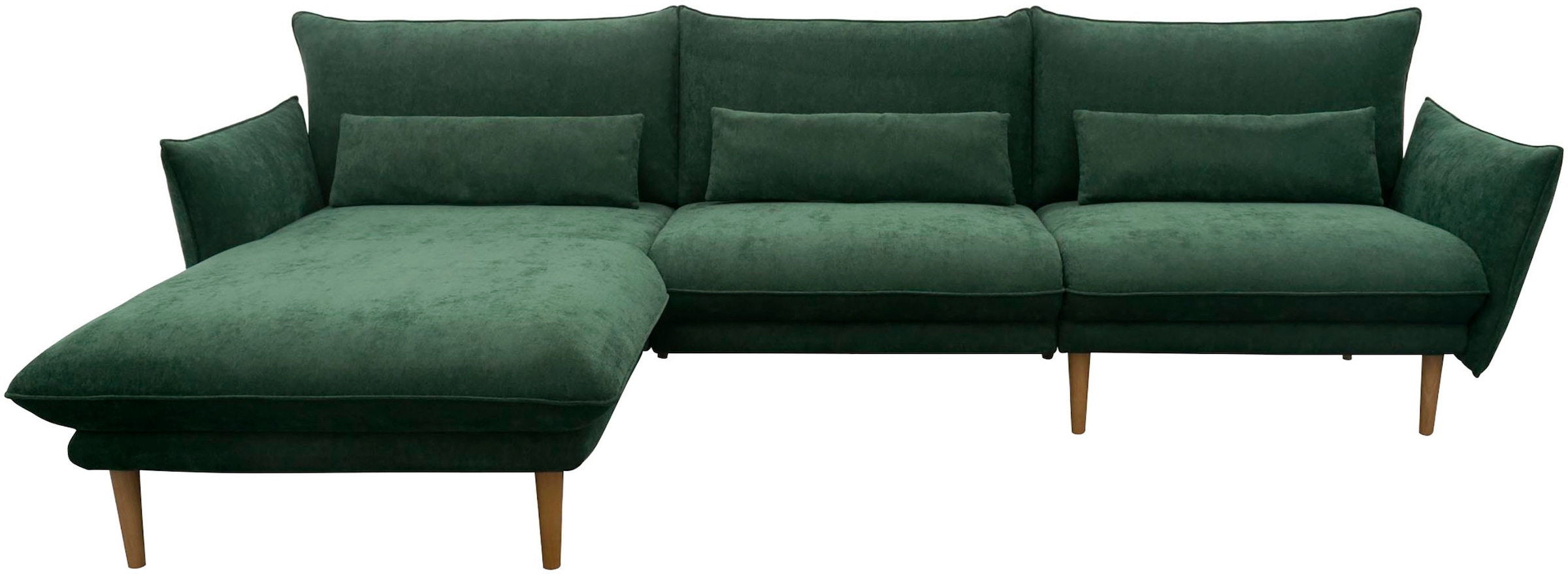 DOMO collection Ecksofa »Leuven modern mit schmalen Armlehnen, Breite 282 c günstig online kaufen