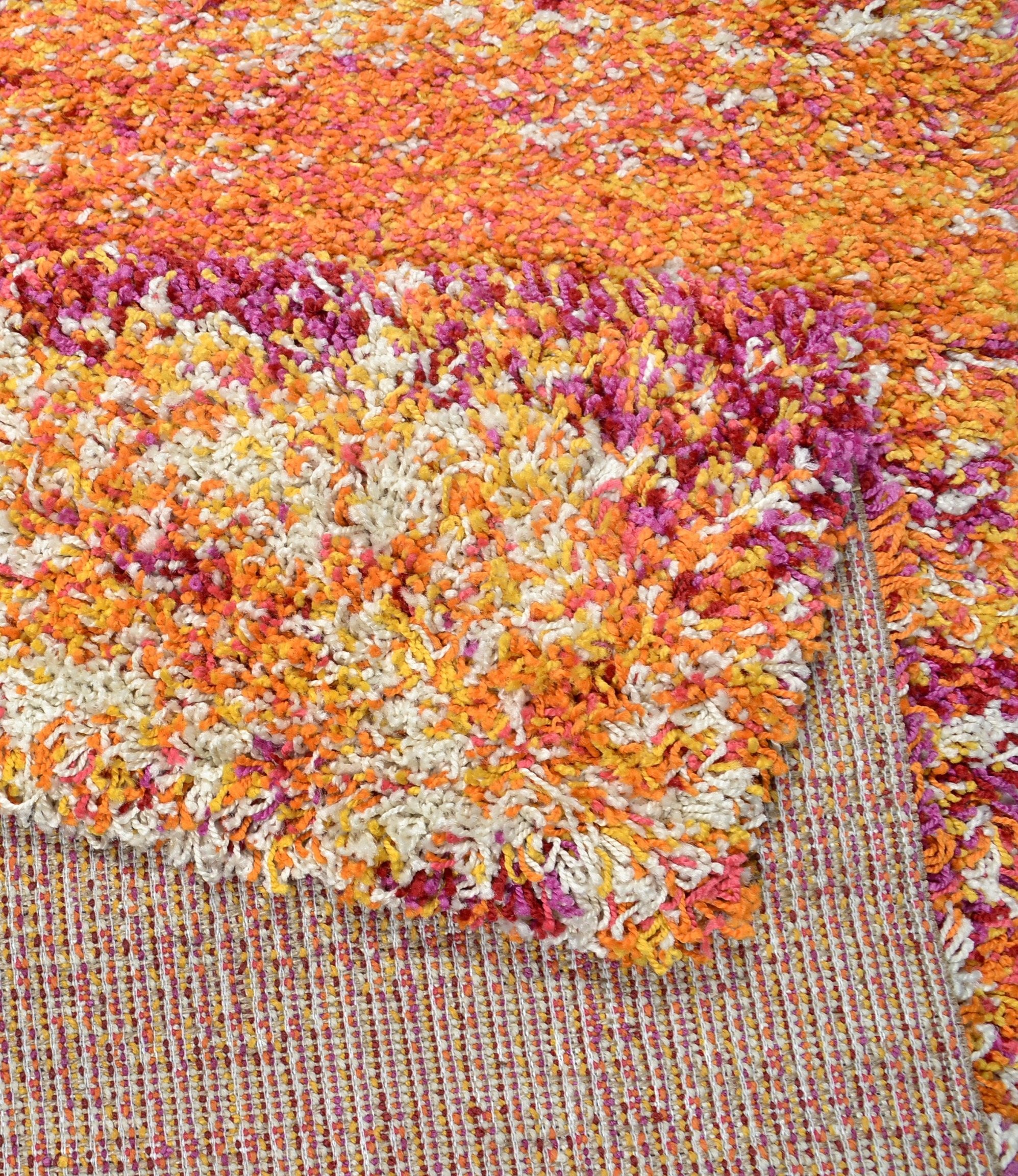 THEKO Hochflor-Teppich »Color Shaggy 521«, rechteckig, 35 mm Höhe, handgewebt, ideal im Wohnzimmer & Schlafzimmer