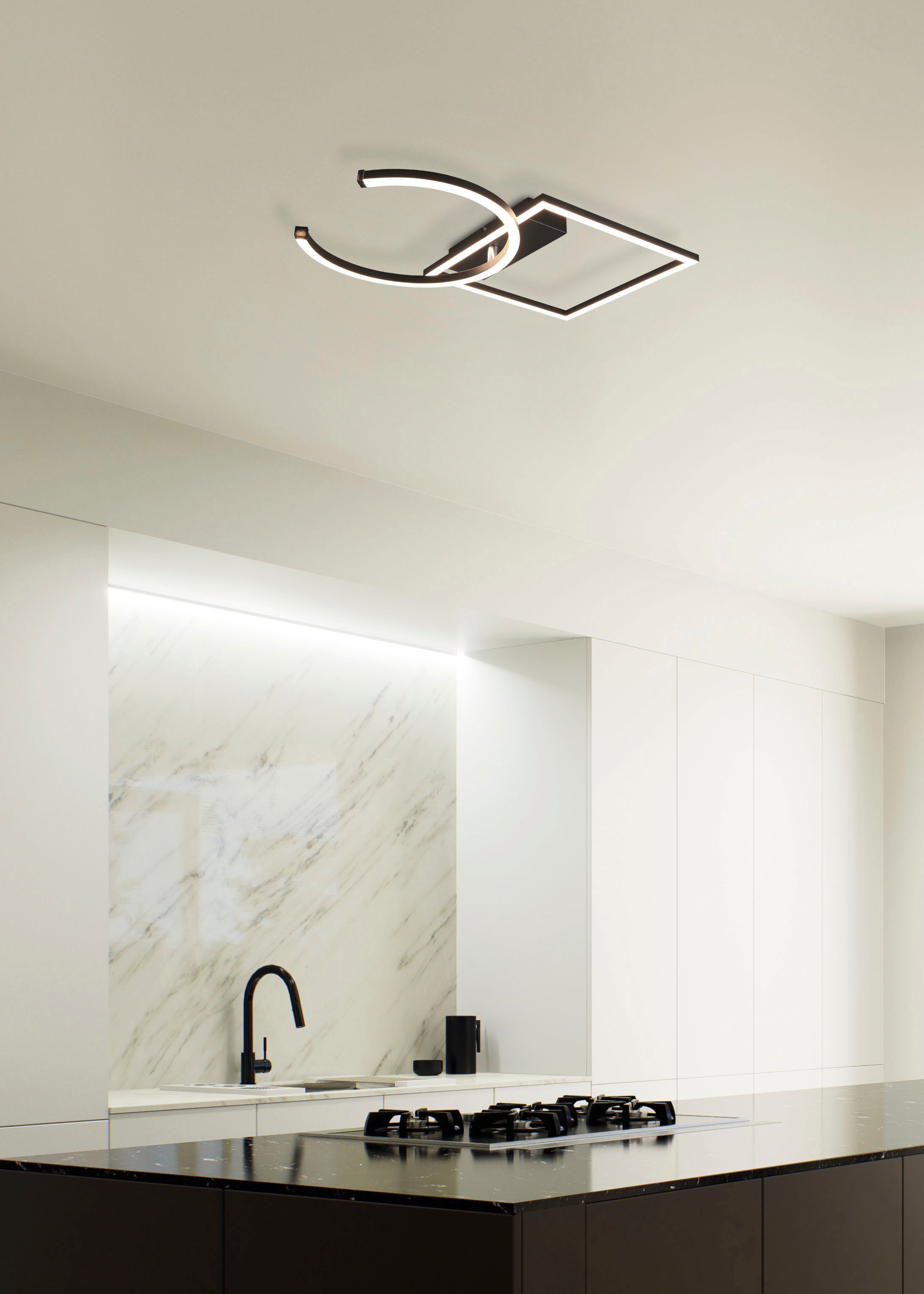 REALITY Leuchten LED Deckenleuchte »PIVOT«, 1 flammig, Leuchtmittel LED-Mod günstig online kaufen