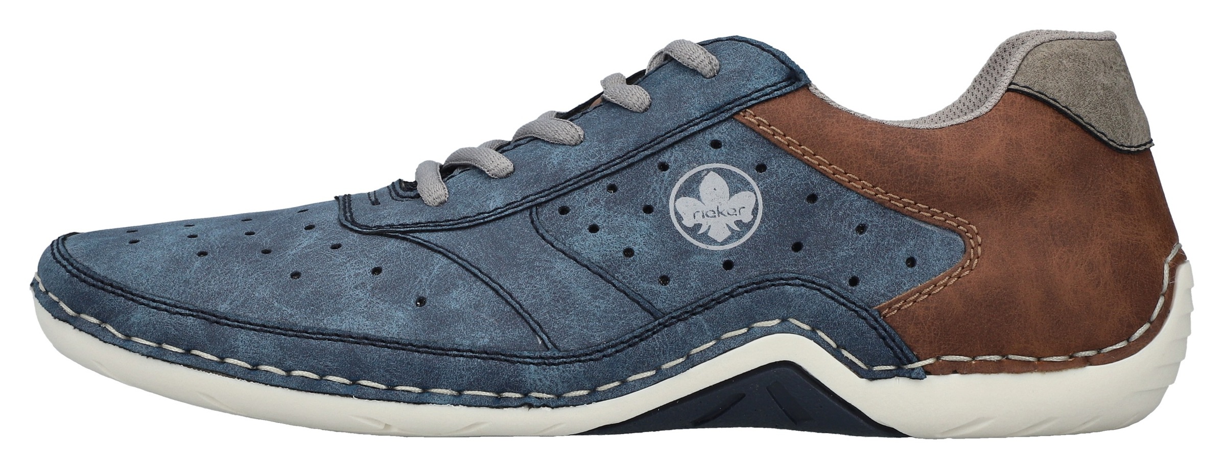 Rieker Sneaker  , Schnürschuh, Halbschuh, Freizeitschuh mit MemoSoft-Innensohle