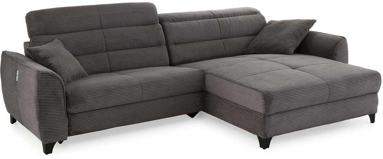 Jockenhöfer Gruppe Ecksofa »Double One L-Form«, mit 2x 120cm breiten, elektromotorischen Relaxfunktionen