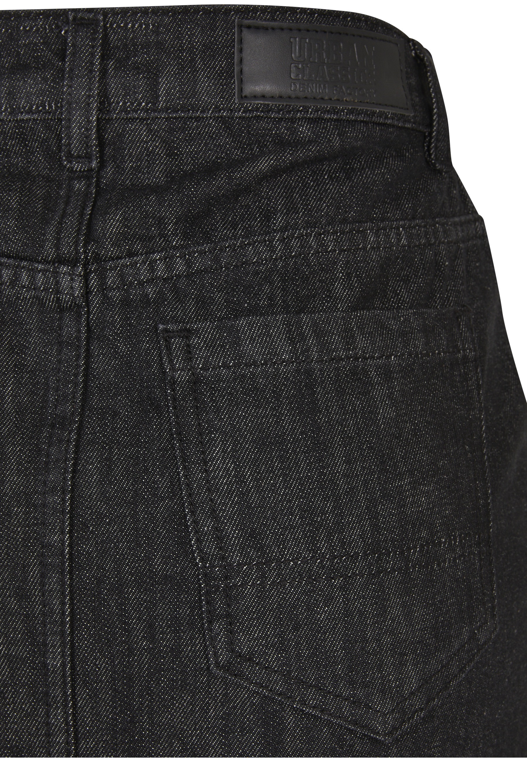 URBAN CLASSICS Jerseyrock »Urban Classics Damen Ladies Midi Denim Skirt« 1 Stk.