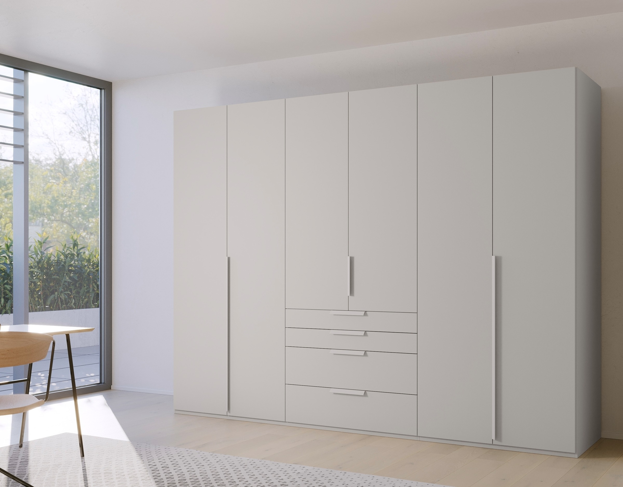 rauch Drehtürenschrank »Purisma«, mit Schubladen und umfangreichem Zubehör, mit Soft-Close-Funktion