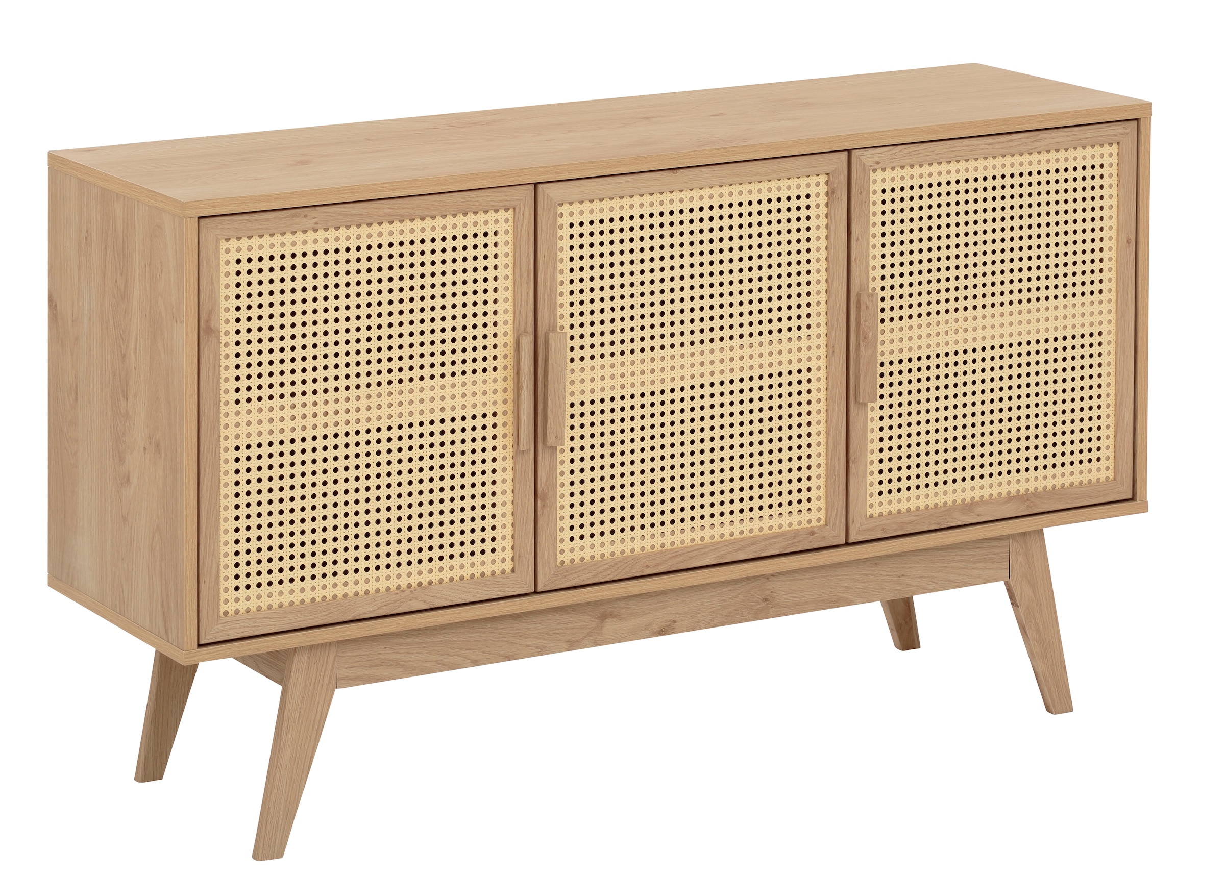 Home affaire Sideboard »Bridget«, Kommode, 2 verstellbare Einlegeböden, Beine aus Holz, Breite 128 cm