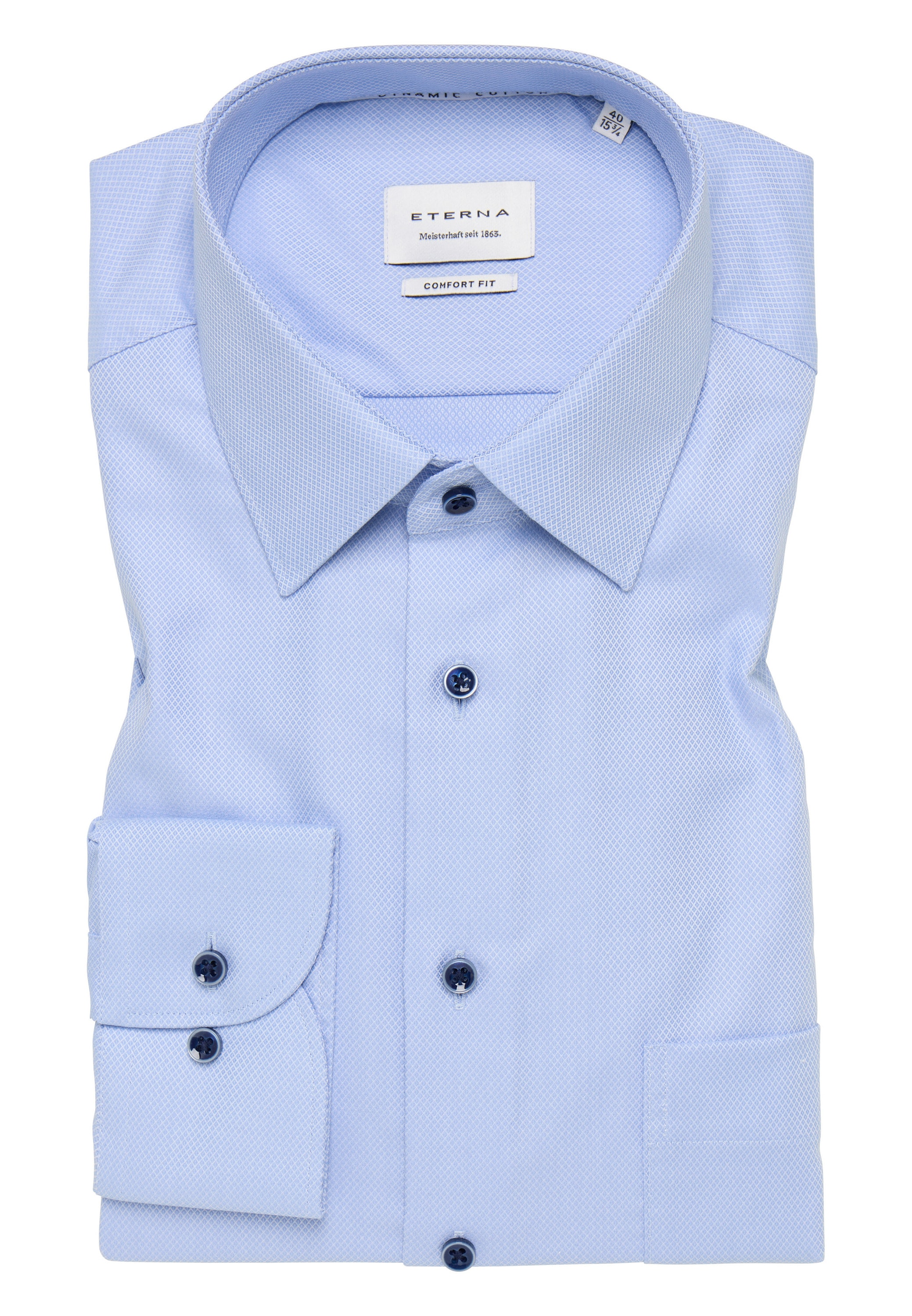 Eterna Langarmhemd »COMFORT FIT«, NON IRON (bügelfrei)