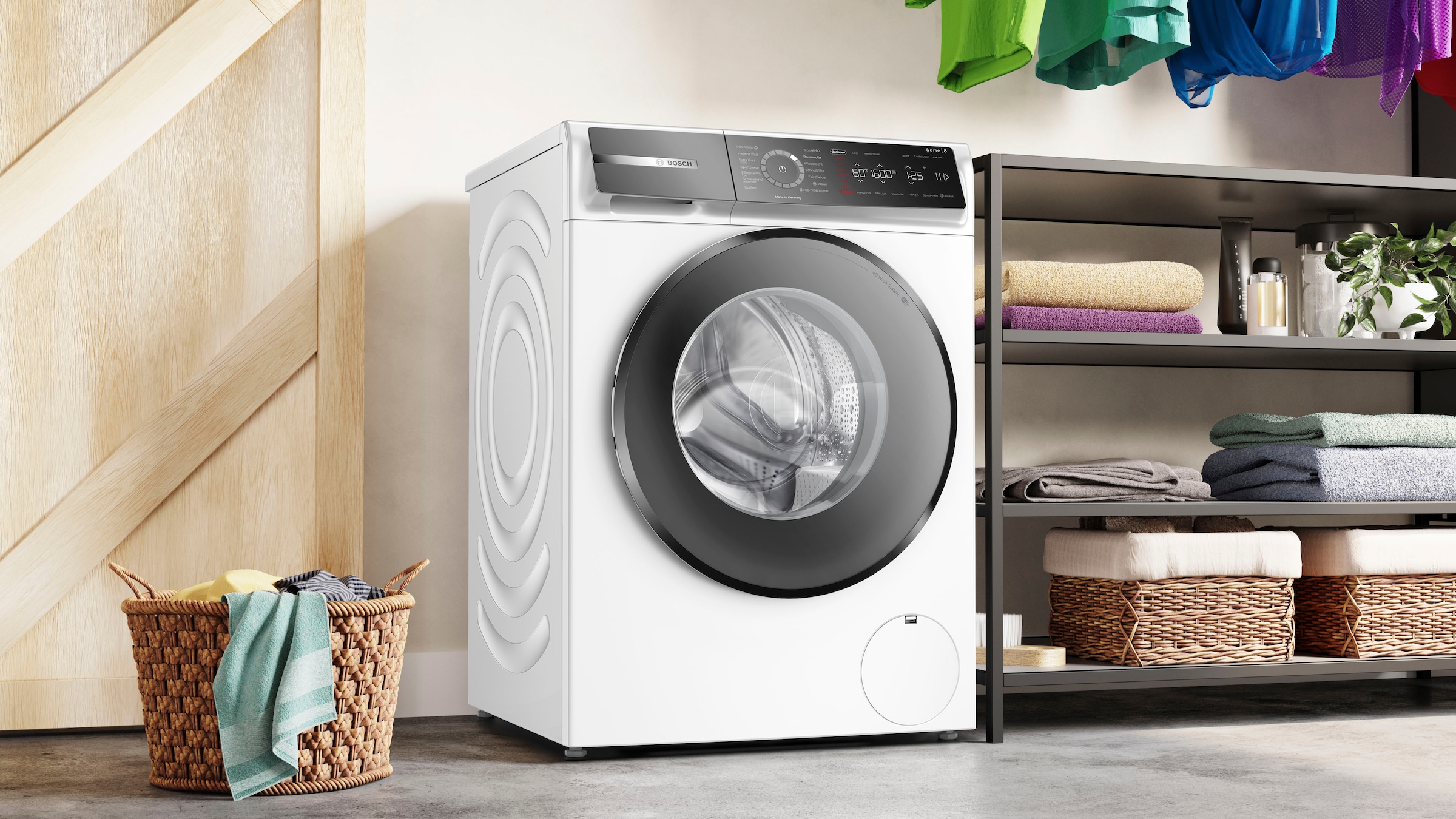 BOSCH Waschmaschine 1600 der 50 Dampf WGB256040, dank reduziert Serie U/min, 10 Iron bestellen »WGB256040«, Assist % kg, Falten 8