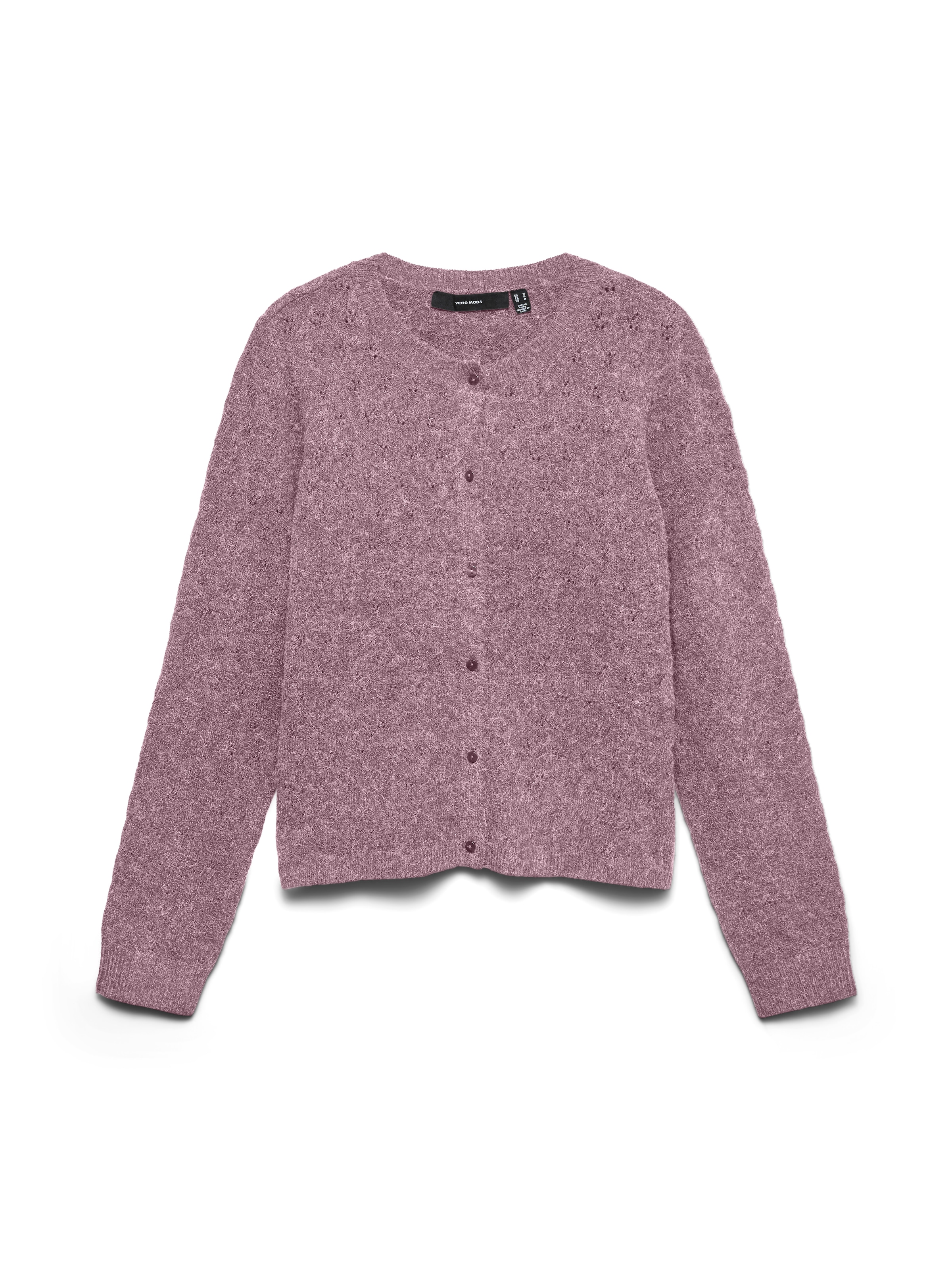 Vero Moda Strickjacke »VMDOFFY STITCH LS O-NECK CARDIGAN NOOS« Materialmix, regular fit