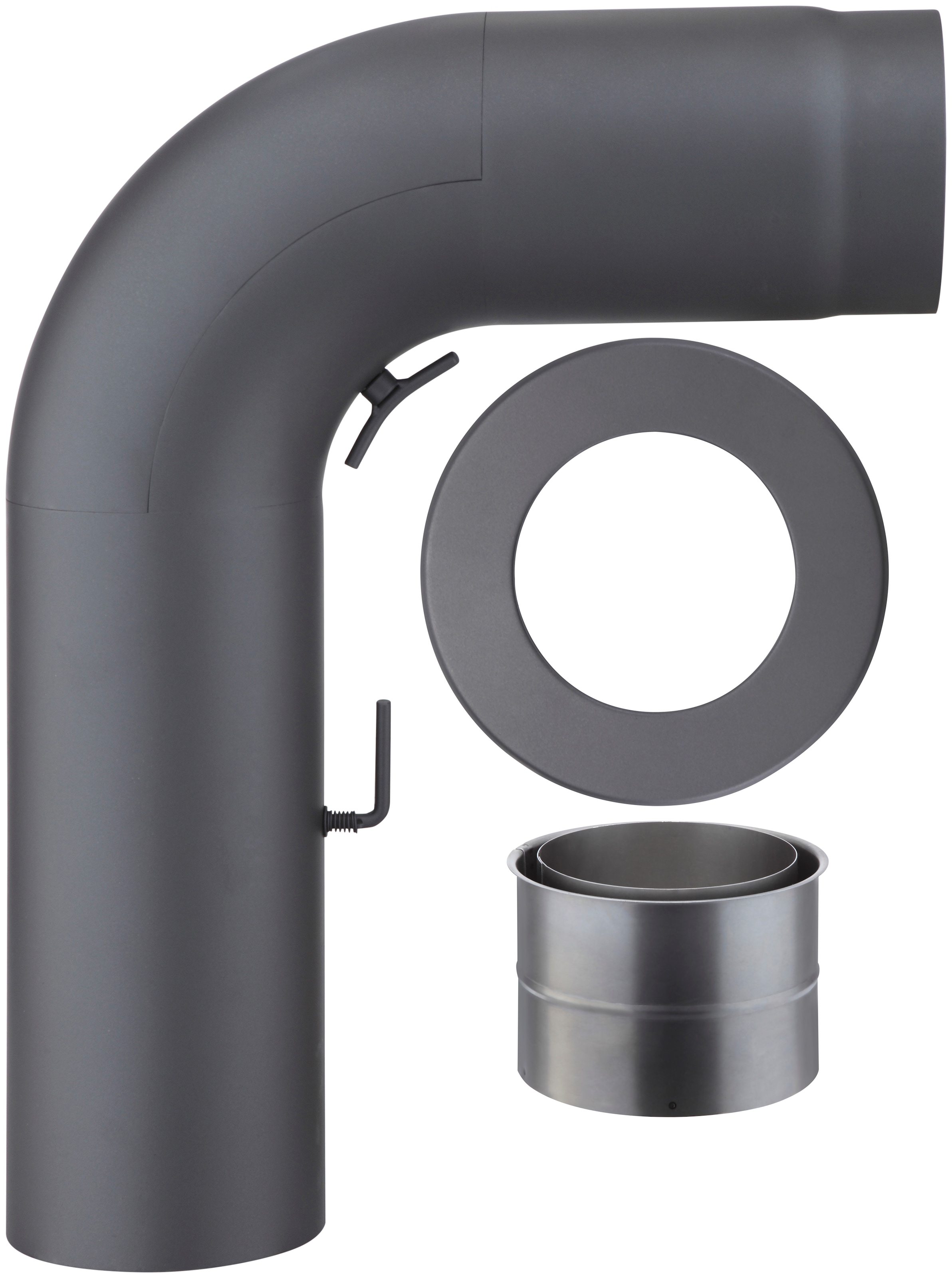 Color Emajl Ofenrohr »Heathus Rauchrohr-Set Fullform GR«, (Set, 3 tlg.), 60 günstig online kaufen