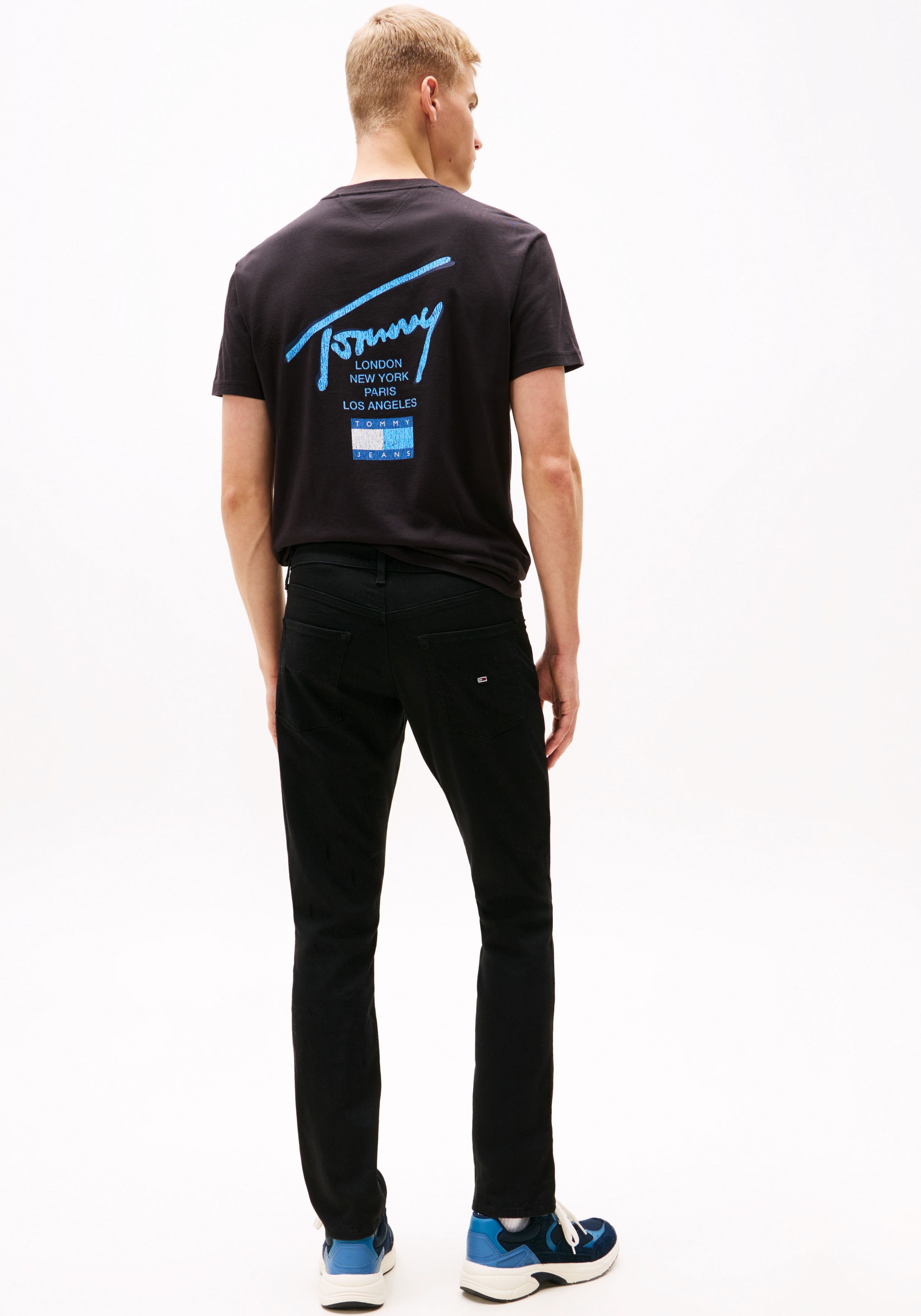 Tommy Jeans Slim-fit-Jeans »SCANTON SLIM«, mit Logoprägung