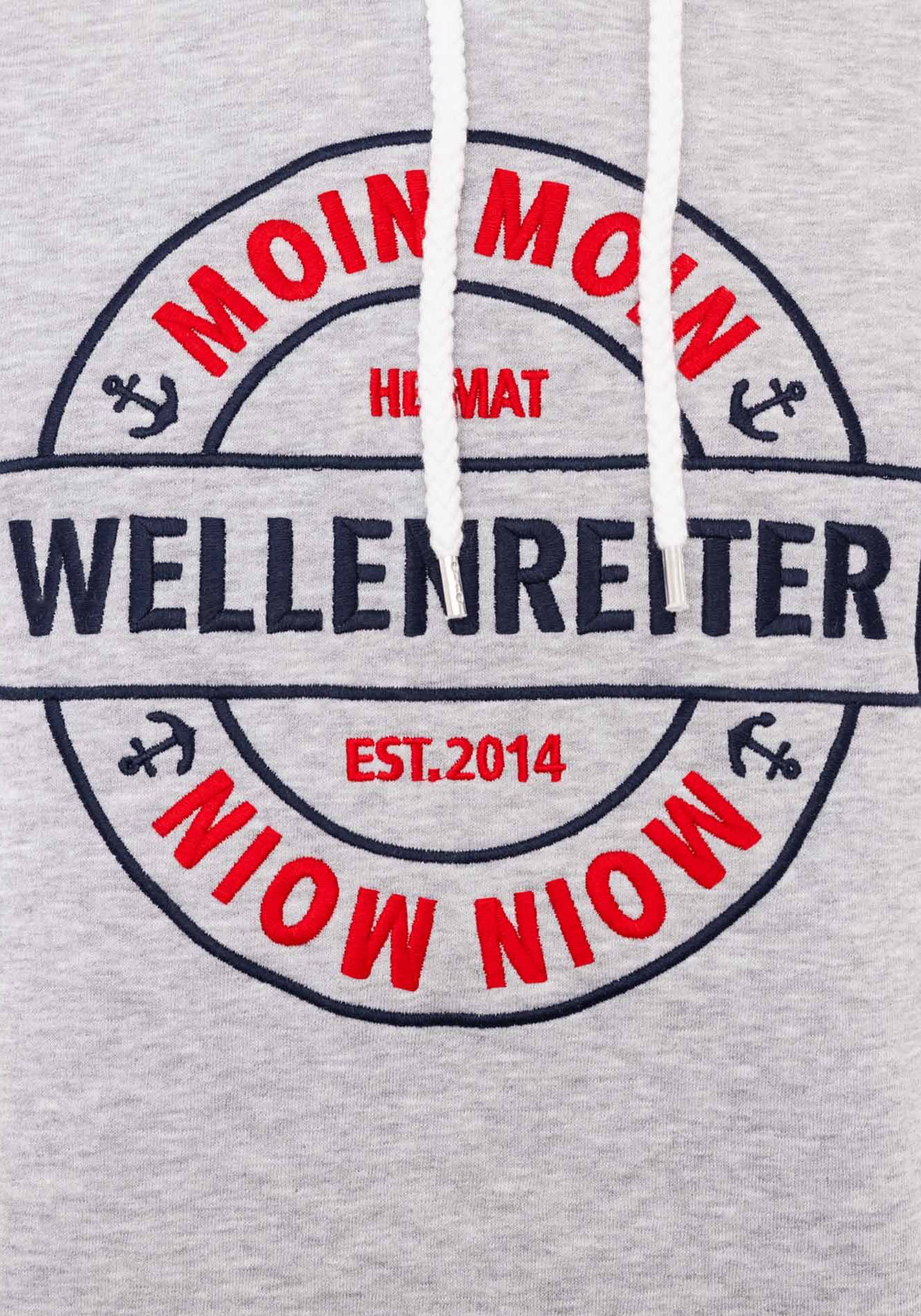 Zwillingsherz Hoodie »"Wellenreiter"«, mit Fronttaschen und Kordel