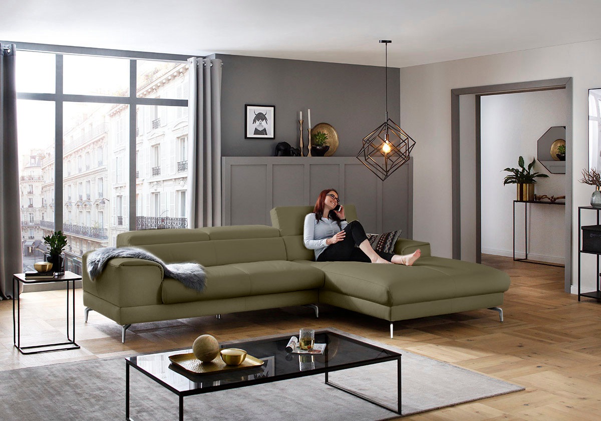 W.SCHILLIG Ecksofa »piedroo, Designsofa mit tollem Sitzkomfort, bequem und günstig online kaufen