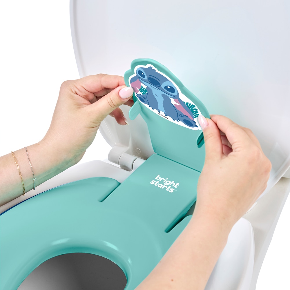Bright Starts Toilettentrainer »Baby Flip & Sit Toilettensitz Disney Stitch«