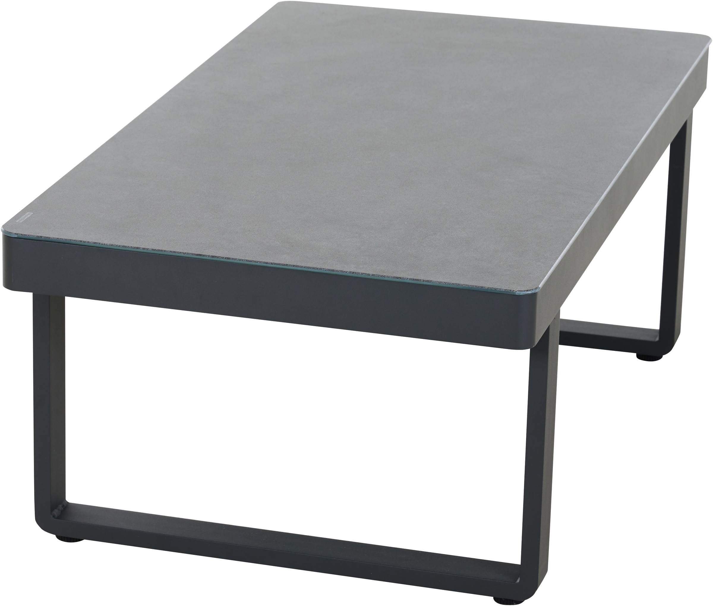 Siena Garden Loungeset »WESTON« Set, 3 tlg. aus Aluminium, inkl. Sitz- und Rückenkissen in mix anthrazit