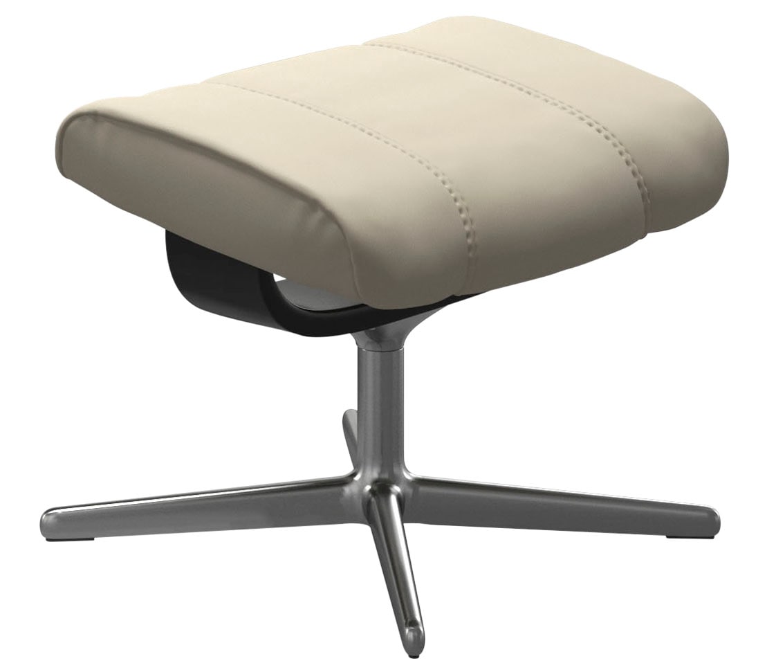 Stressless® Fußhocker »Consul« mit Cross Base, Größe S, M & L, Holzakzent Schwarz