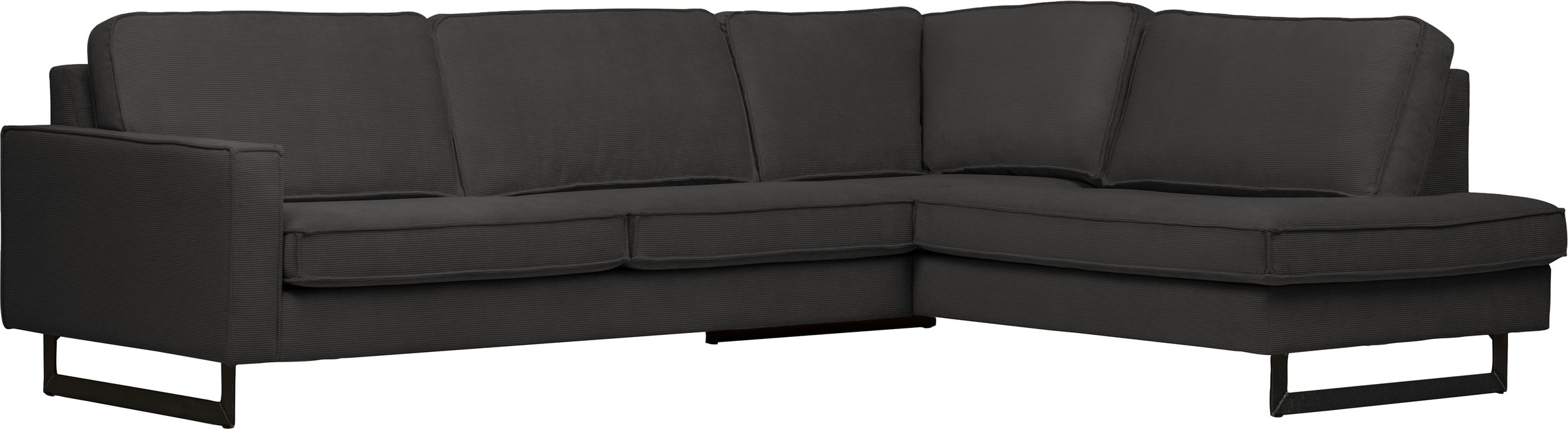 Home affaire Ecksofa »Pinto, 290 cm, Cord, Chenille, Lederoptik, Ottomane l günstig online kaufen