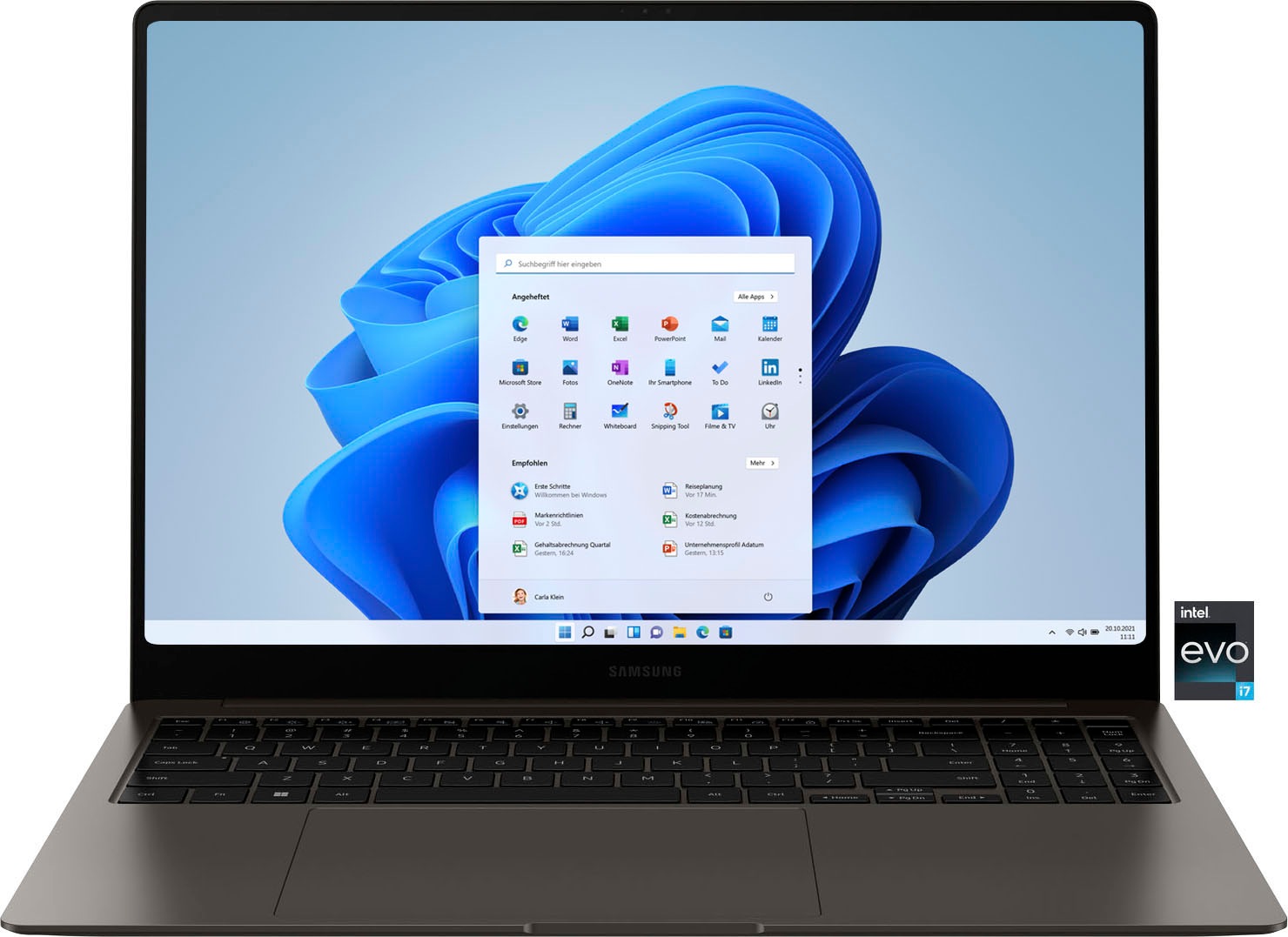 Samsung Notebook »Galaxy Book3 Pro«, 40,62 cm, / 16 Zoll, Intel, Core i7, Iris® Xᵉ Graphics, 1000 GB SSD