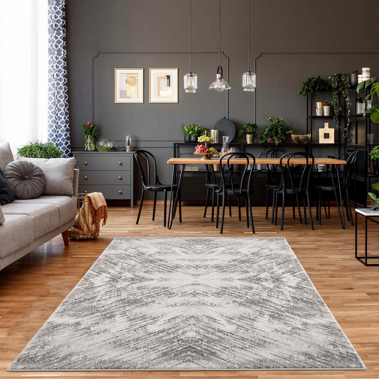 Carpet City Teppich »Noa 9295«, rechteckig, 11 mm Höhe, Kurzflor, Modern, W günstig online kaufen