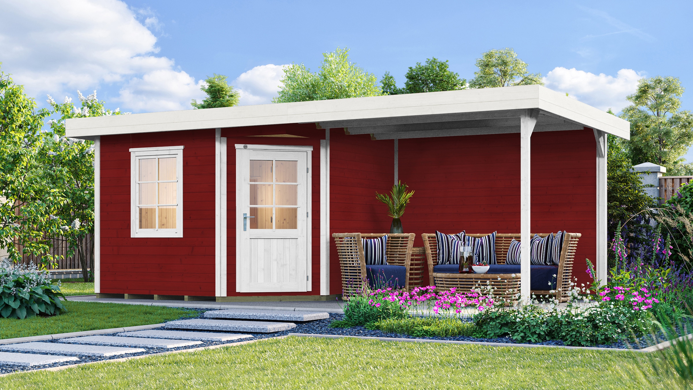 weka Saunahaus »SALO 2« inkl. hochwertiger Elementsauna